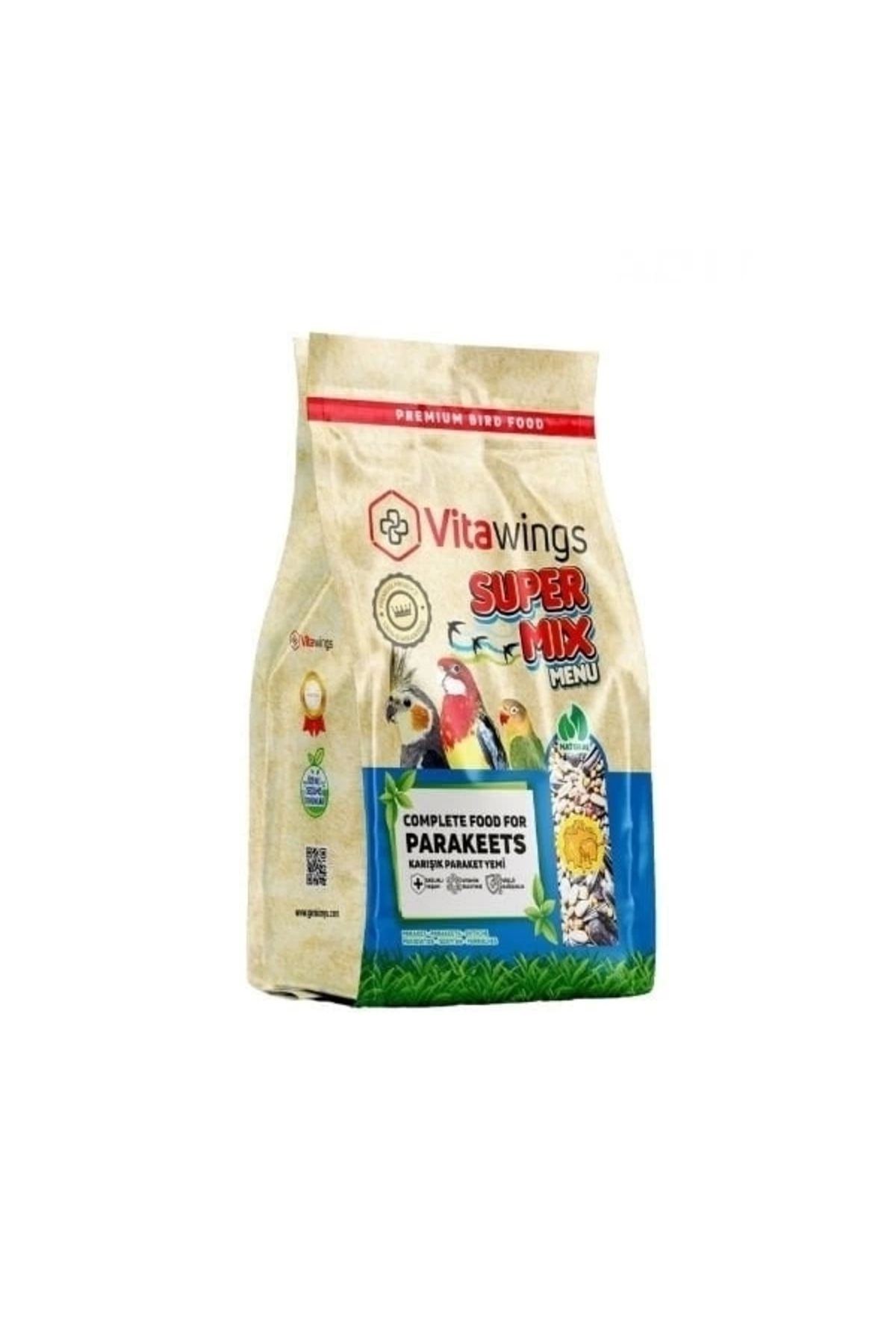 STOREMAX Vitawings Süper Mix Paraket Kuş Yemi 800 Gr