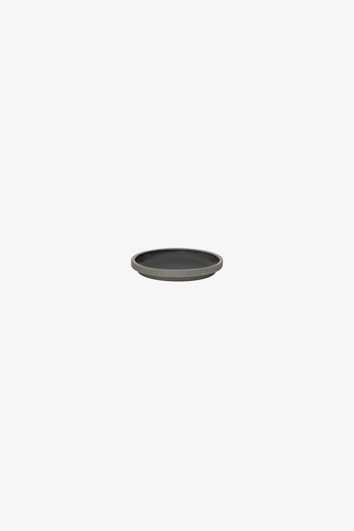 HASAMI PORCELAIN Japon Tasarımı 8,5 cm Gri Mini Tabak & Kapak Modern, İnce, Modüler