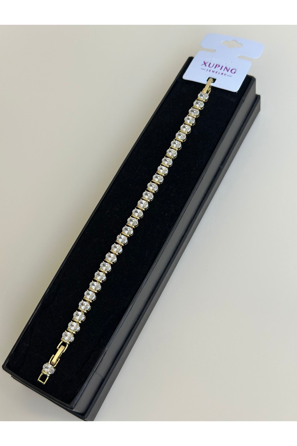 NİSSBEBE XUPİNG JEWELRY VİP Bileklik 14K KARARMAZ Xuping Çelik Bileklik (DOĞALTAŞ BİLEKLİK HEDİYE)