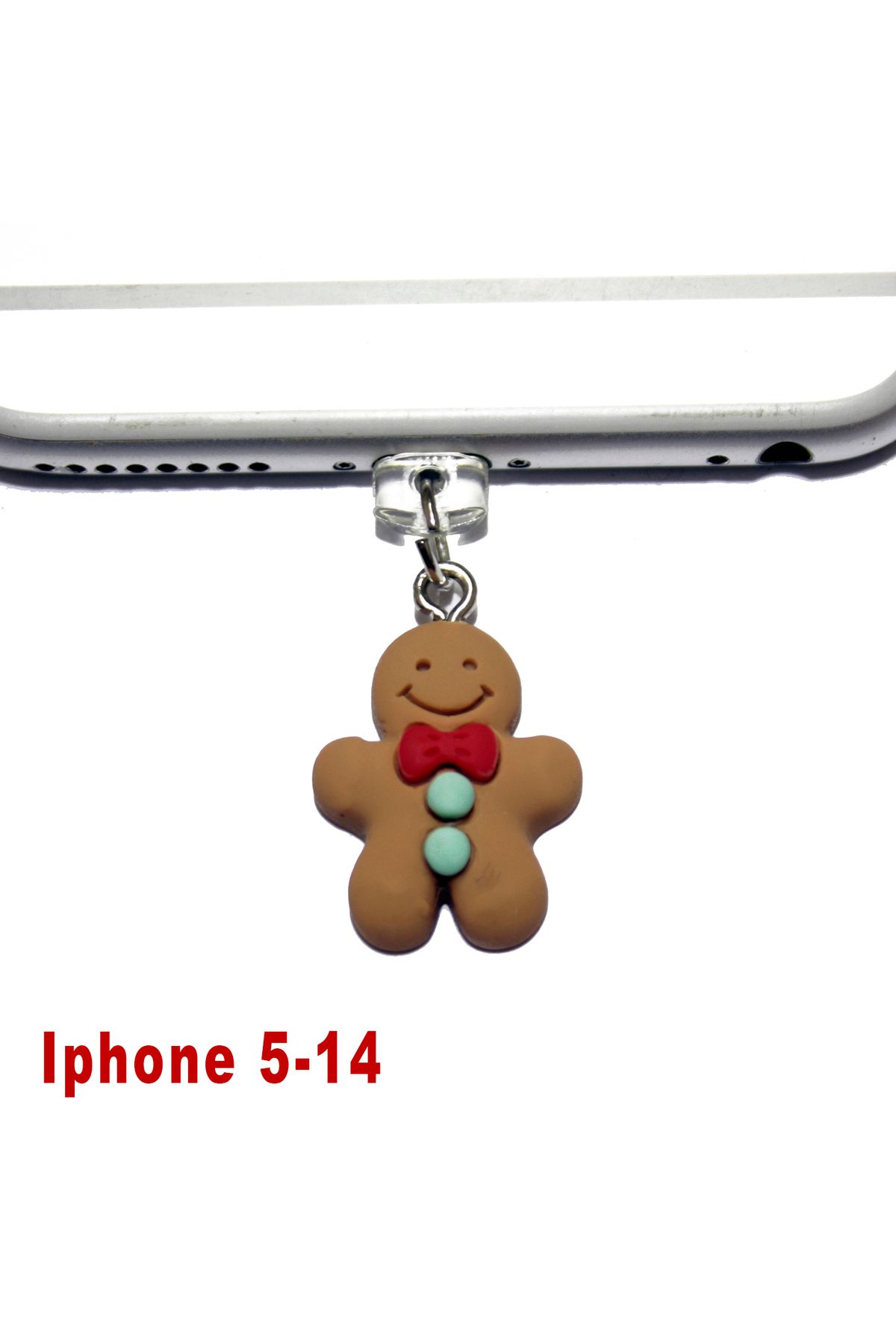 BK Design 5-14 3D Akrilik Figürlü Telefon Şarj Portu Toz Tıpası Toz Tıkacı Charm IPAK3022