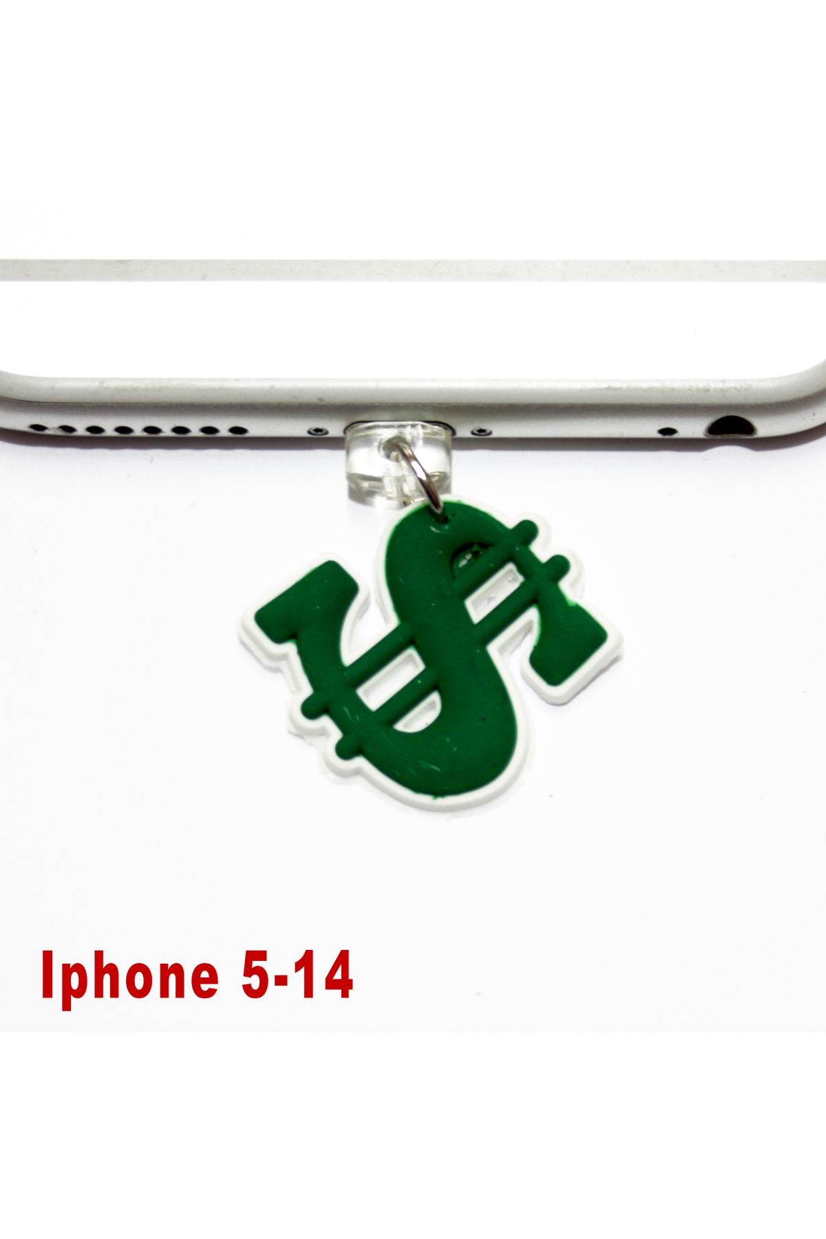 BK Design Iphone 5-14 Silikon Figürlü Telefon Şarj Portu Toz Tıpası Toz Tıkacı Charm IPCR1022