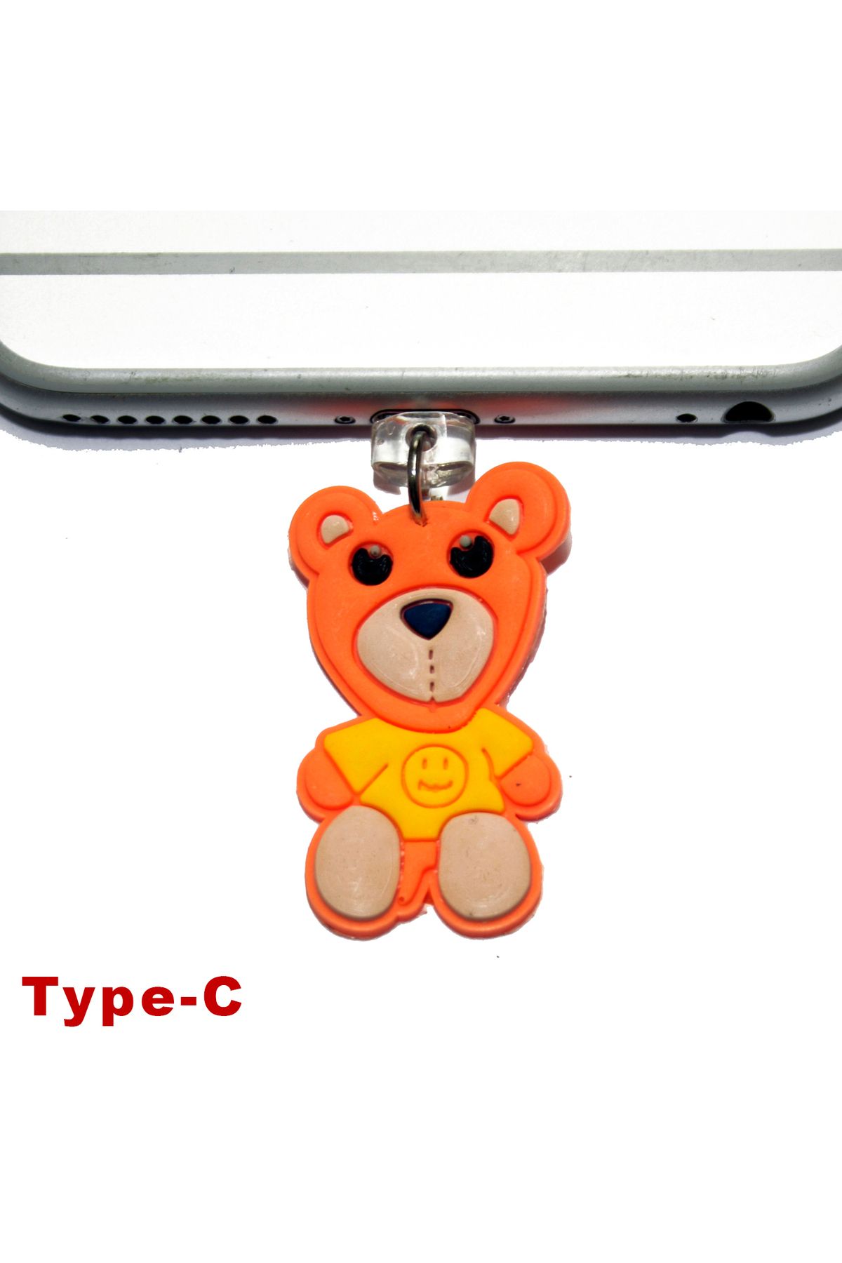BK Design Type-C Silikon Figürlü Telefon Şarj Portu Toz Tıpası Toz Tıkacı Charm TCCR1021