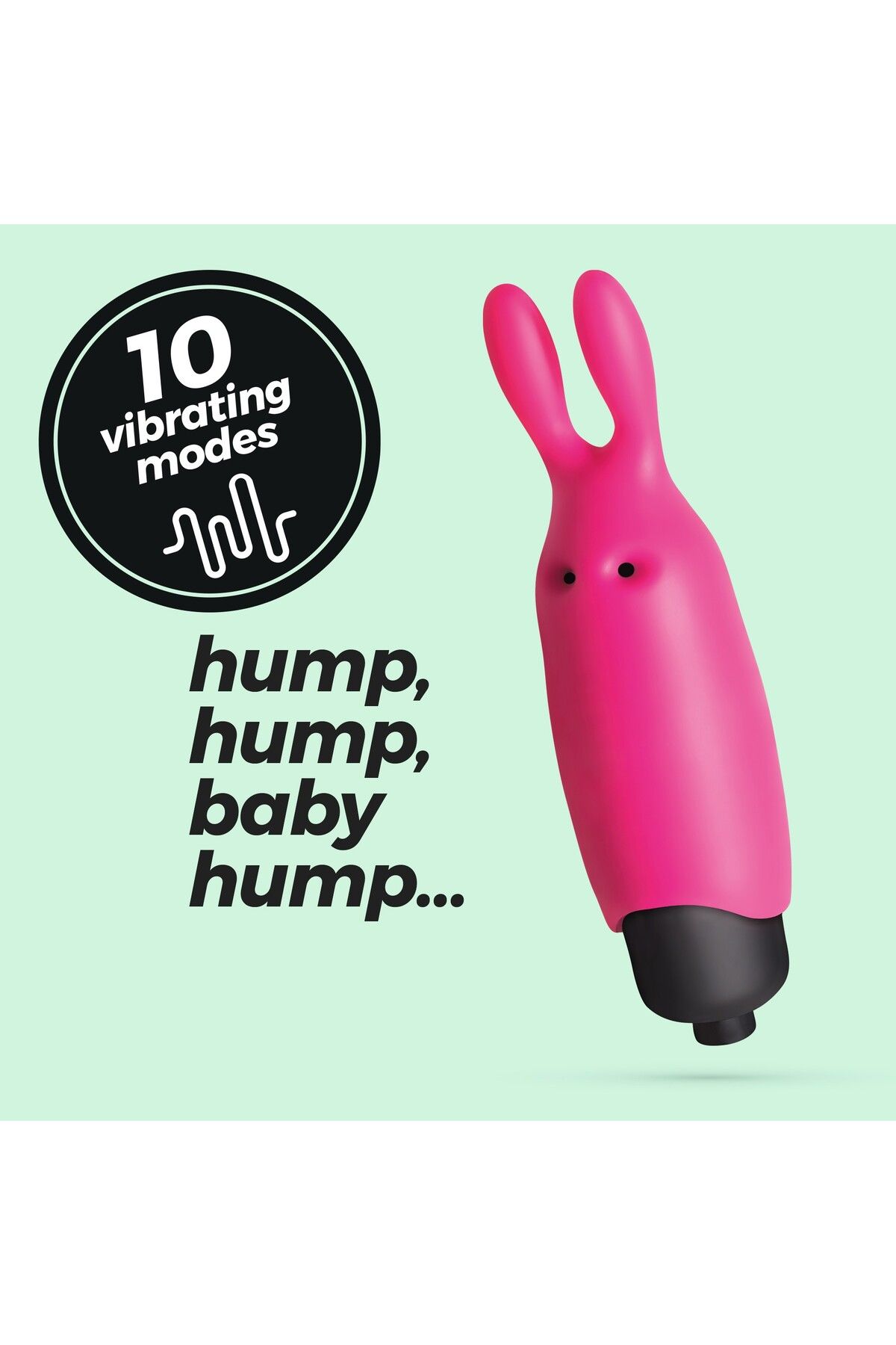Crushious-Compact Vibrator with 10 Functions, Personalized Pleasure, Crushious O-Pet Rabbit, Pink 6
