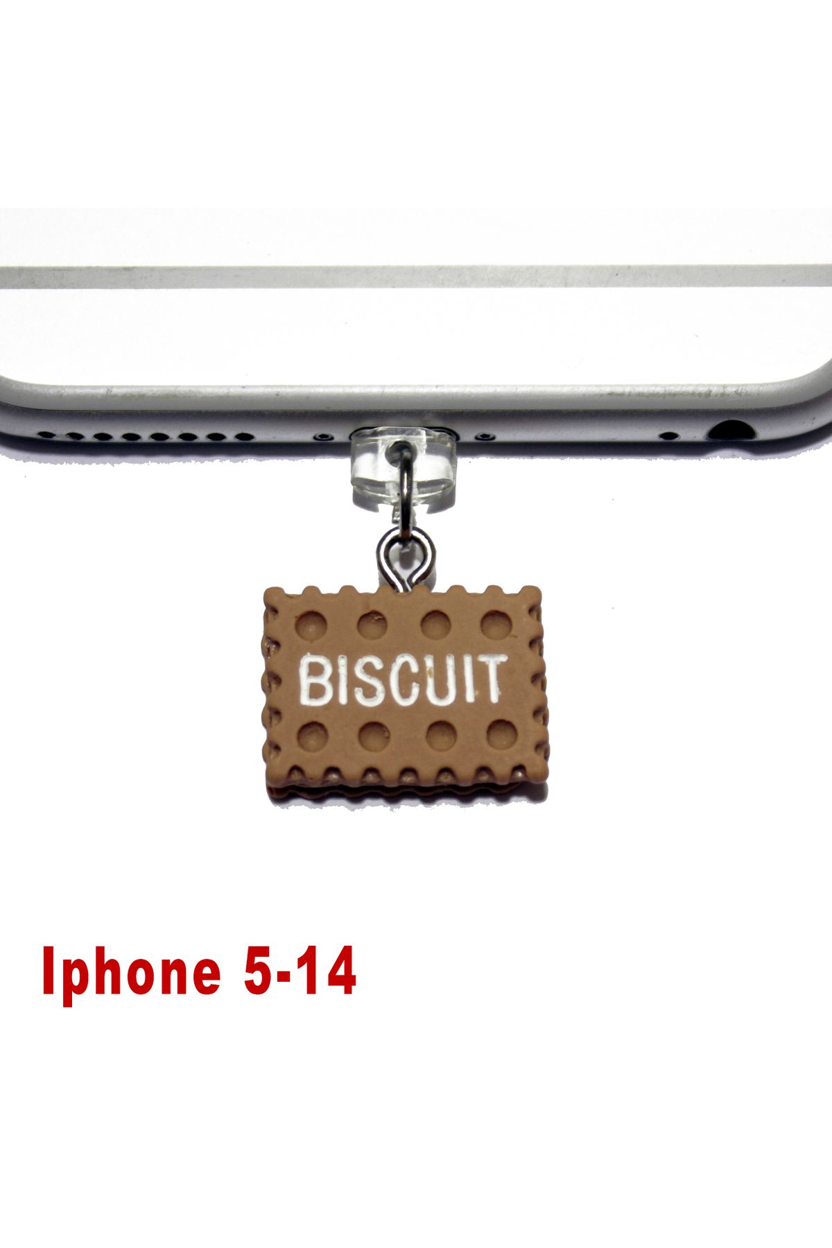 BK Design Iphone 5-14 3D Akrilik Figürlü Telefon Şarj Portu Toz Tıpası Toz Tıkacı Charm IPAK3021