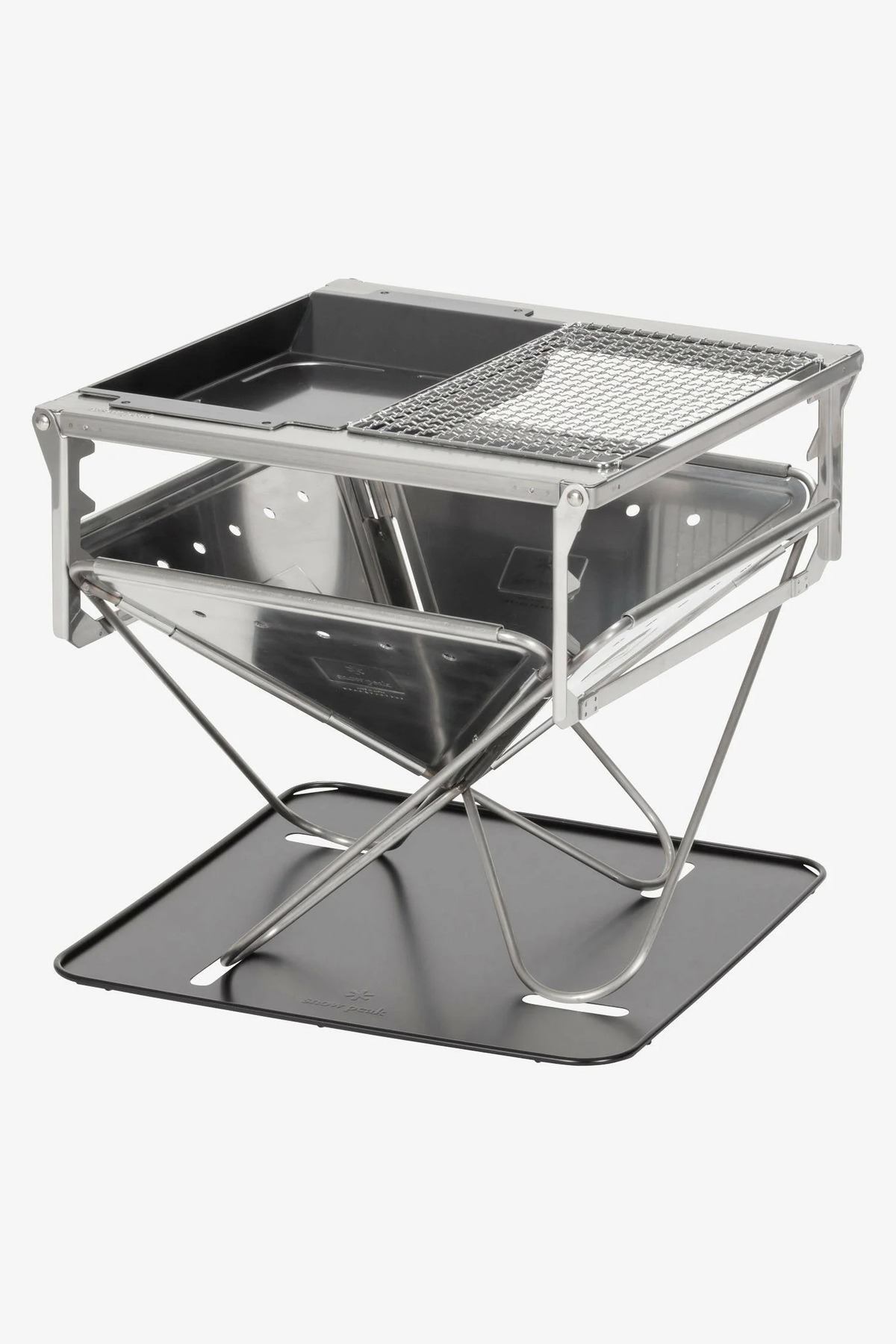 snow peak Pack & Carry Fireplace Large, Katlanabilir Paslanmaz