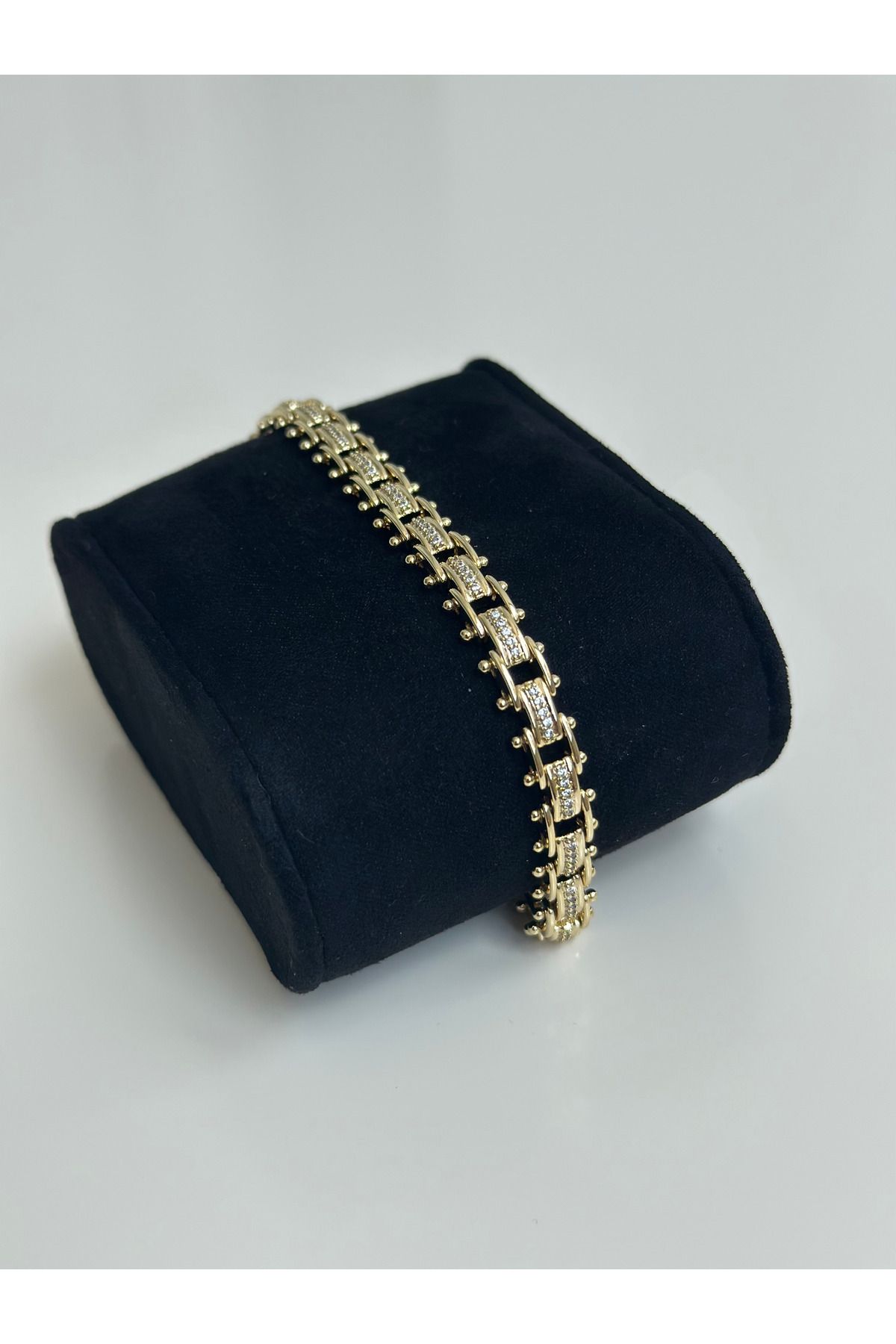 NİSSBEBE XUPİNG JEWELRY VİP Bileklik 14K KARARMAZ Xuping Çelik Bileklik (DOĞALTAŞ BİLEKLİK HEDİYE)