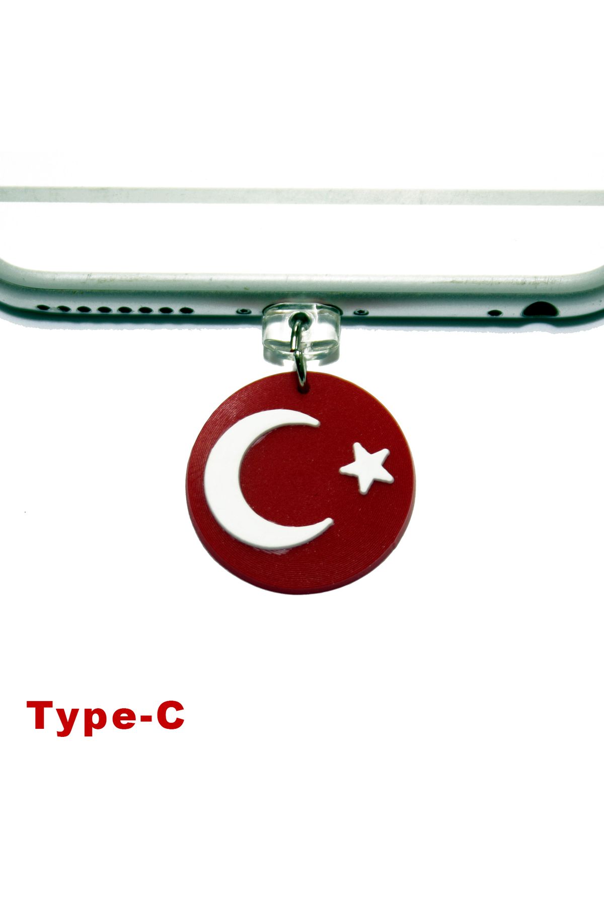 BK Design Type-c Silikon Figürlü Telefon Uyumlu Şarj Portu Toz Tıpası Toz Tıkacı Charm Tccr1010