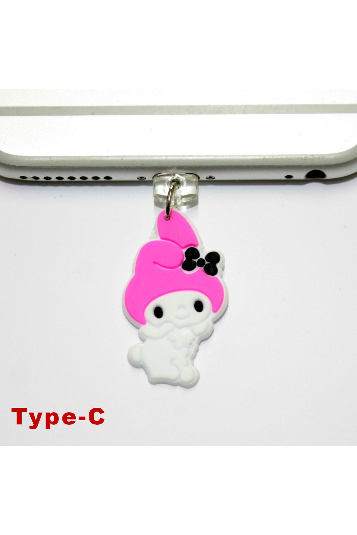 BK Design Type-C Silikon Figürlü Telefon Şarj Portu Toz Tıpası Toz Tıkacı Charm TCCR1026