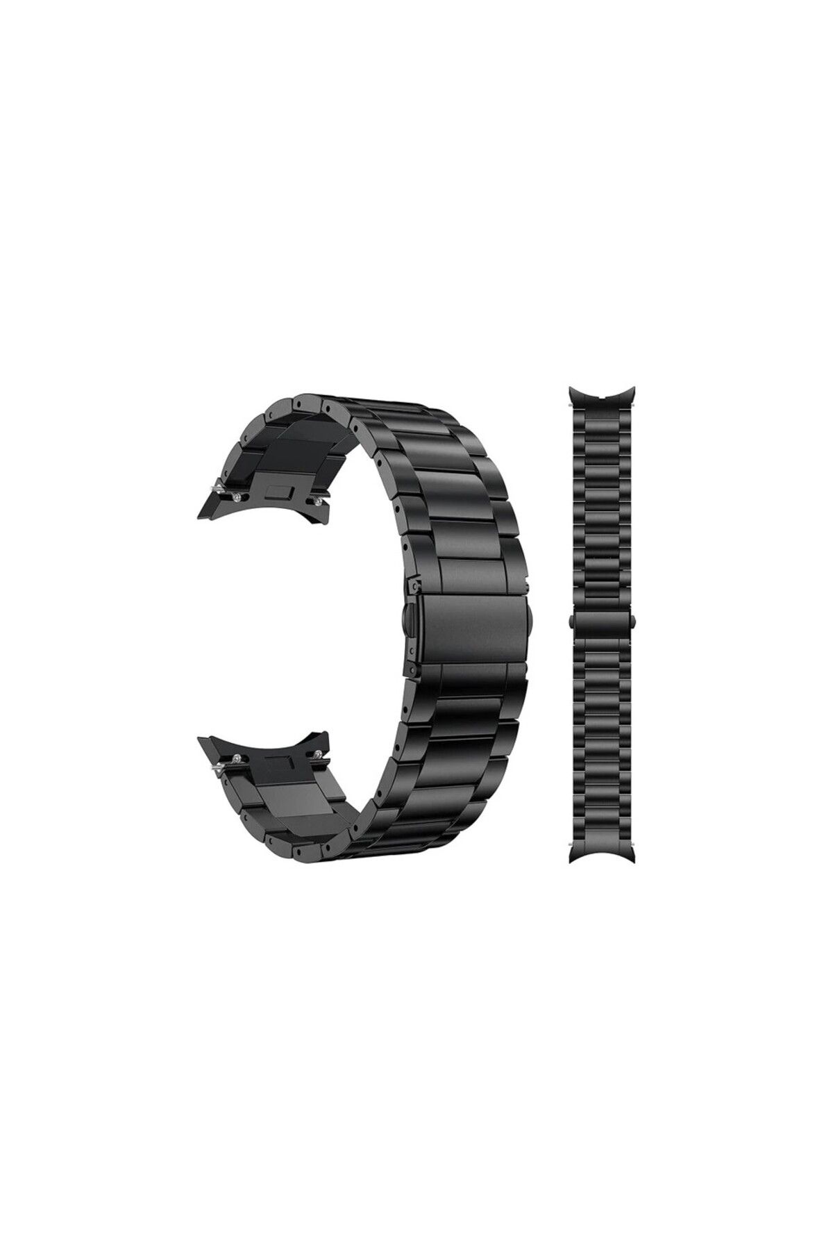 Dmay Samsung Galaxy Watch 6 Serisi (40 Mm) Oval Uyumlu Paslanmaz Metal Kordon