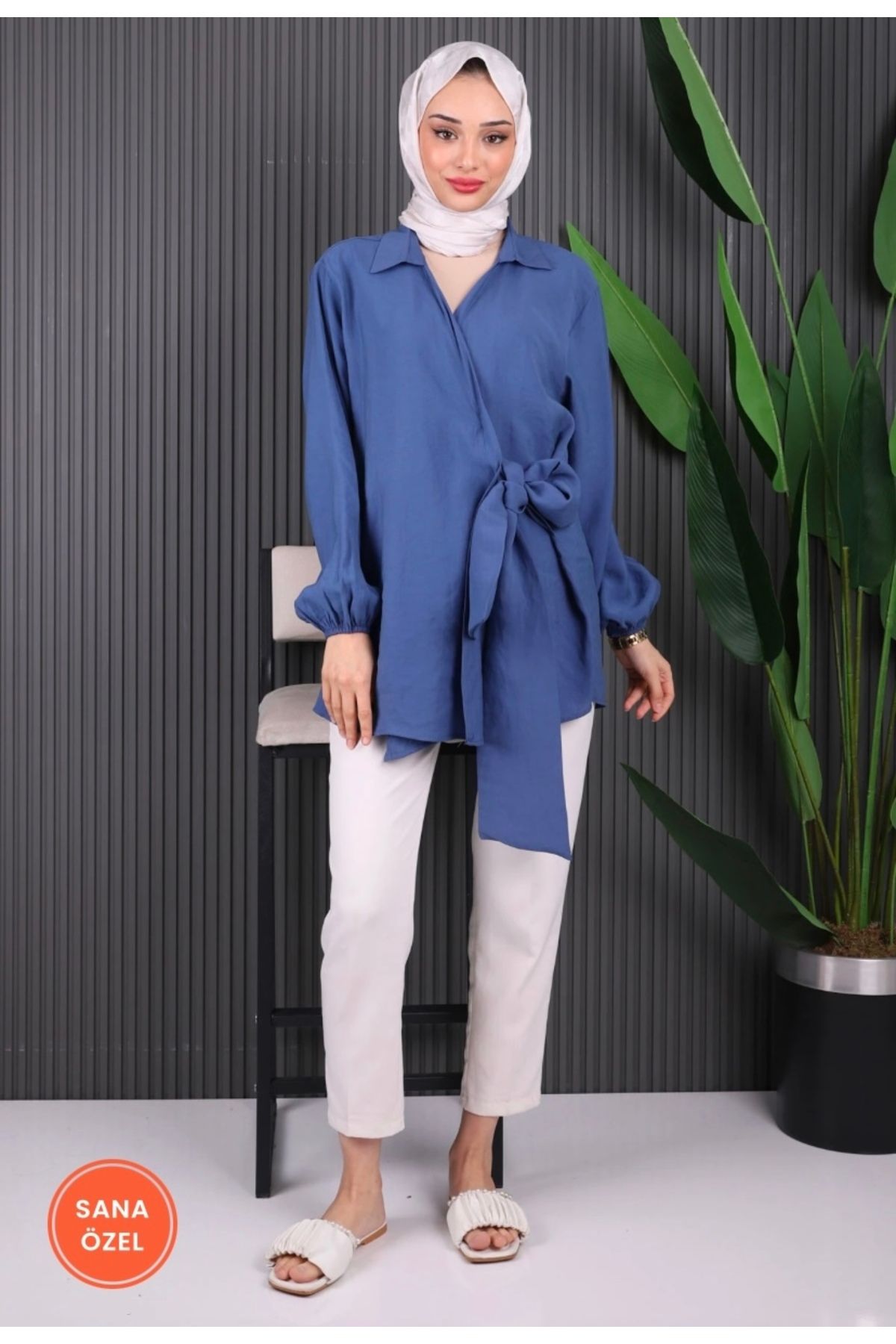 Butik Yan Bağlamalı Kimono