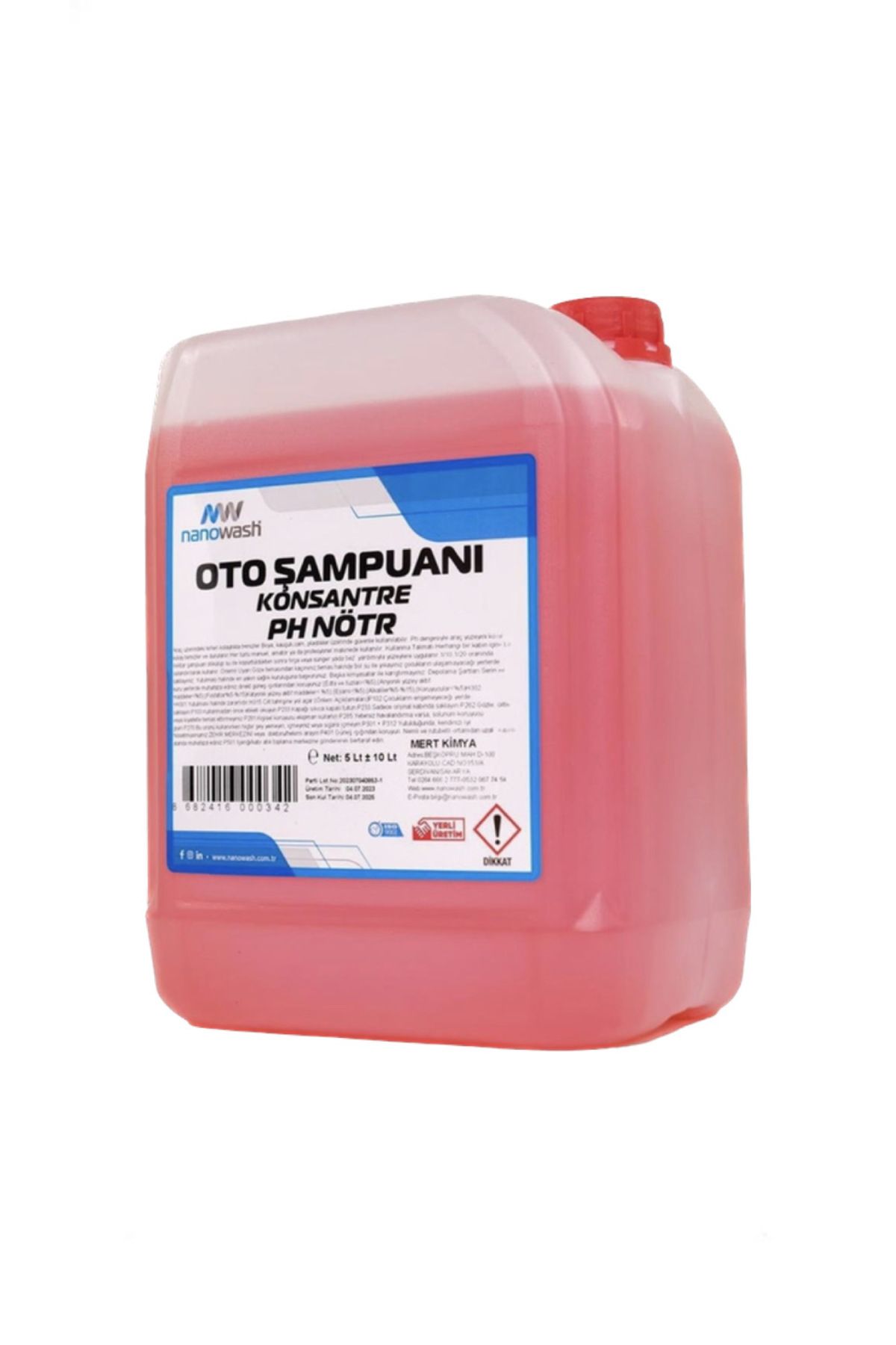 nanowash OTO ŞAMPUANI 5 KG