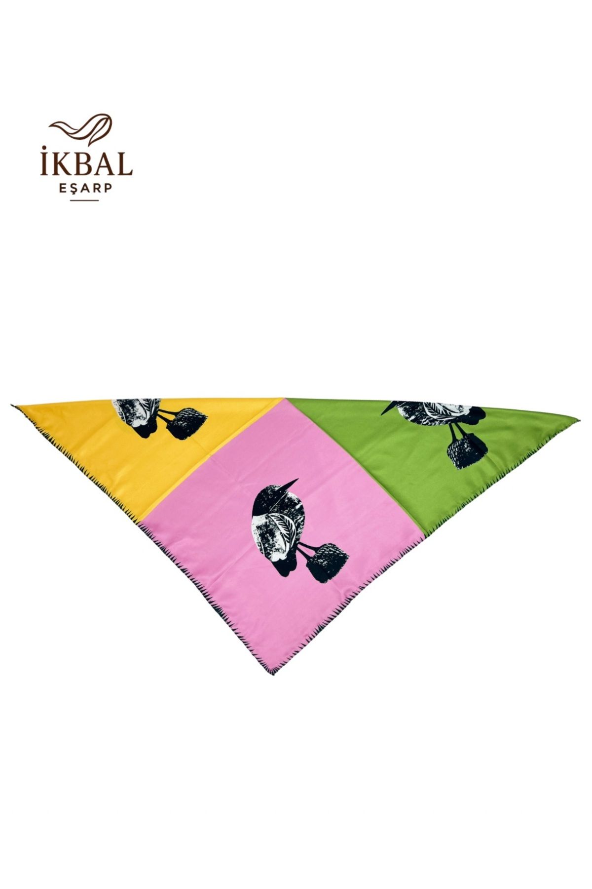 İkbal 75*75cm mira more rayon kumaş fular bandana