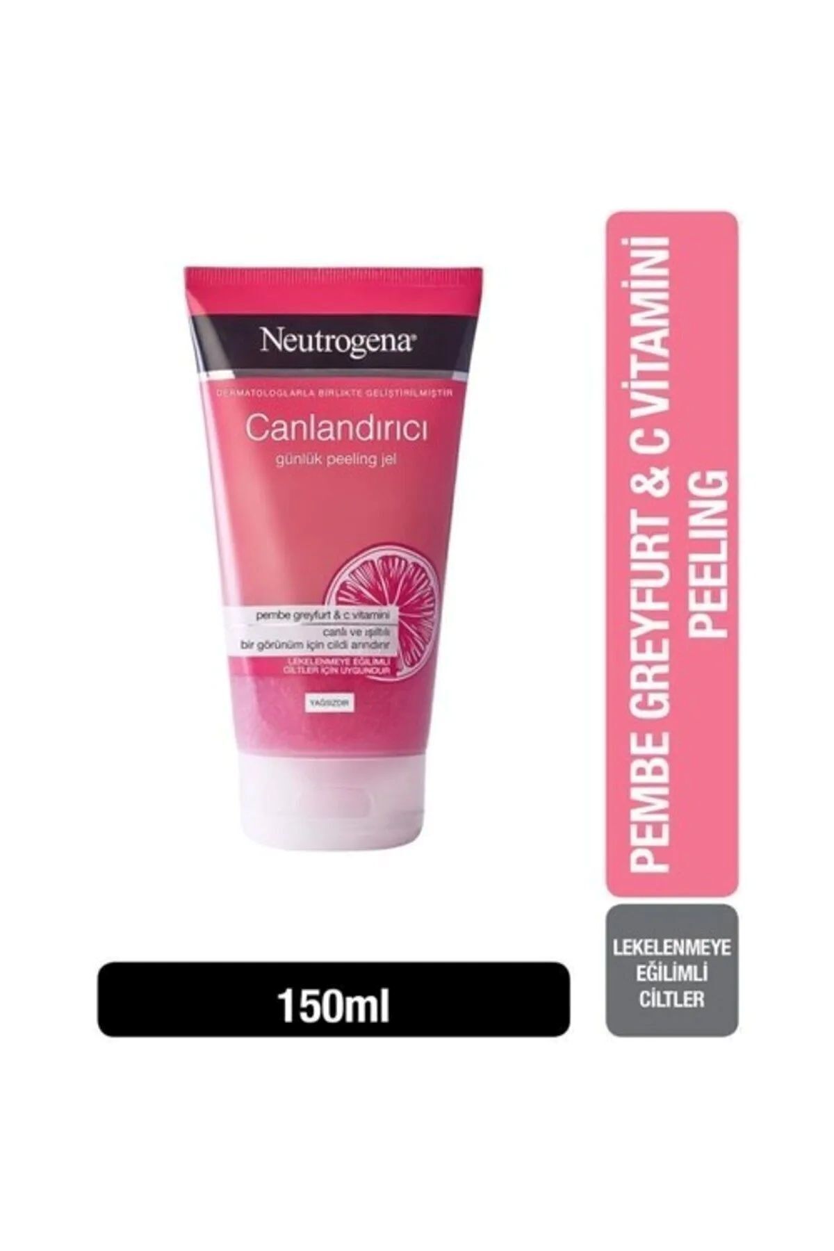 Neutrogena Canlandırıcı Pembe Greyfurt & C Vitamini Günlük Peeling Jel 150 ml