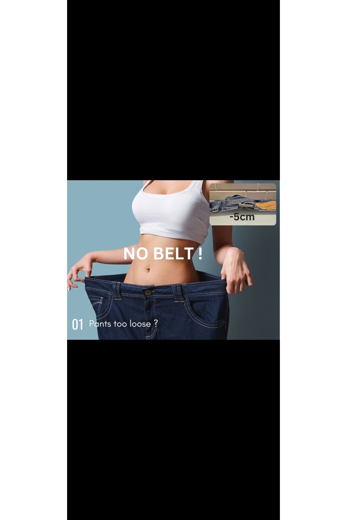 H&G 3D Atölyesi Pantalon Bel Daraltma Klipsi (5cm)