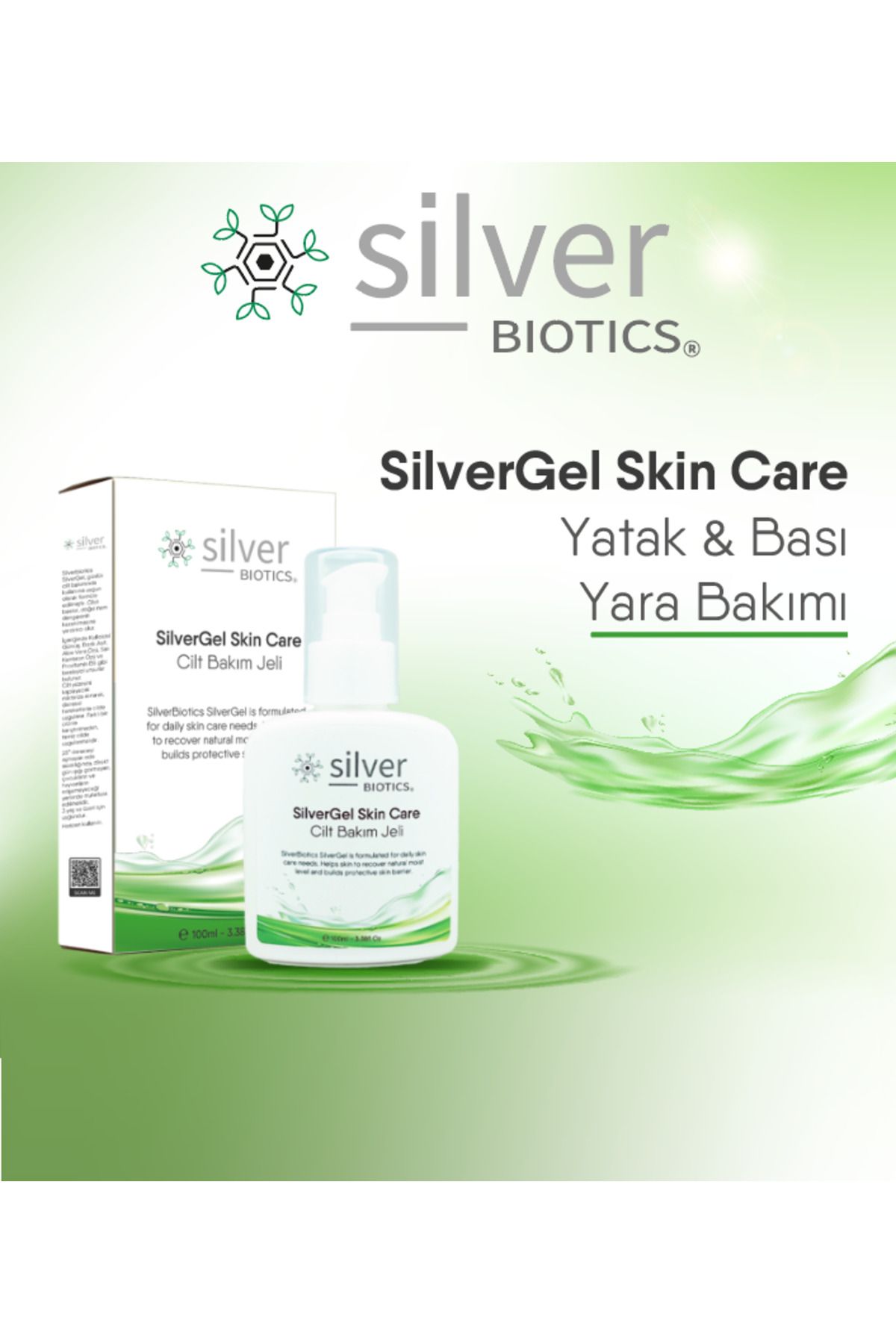 silverBIOTICS Laboratories SilverGel Yara Bakım Jeli