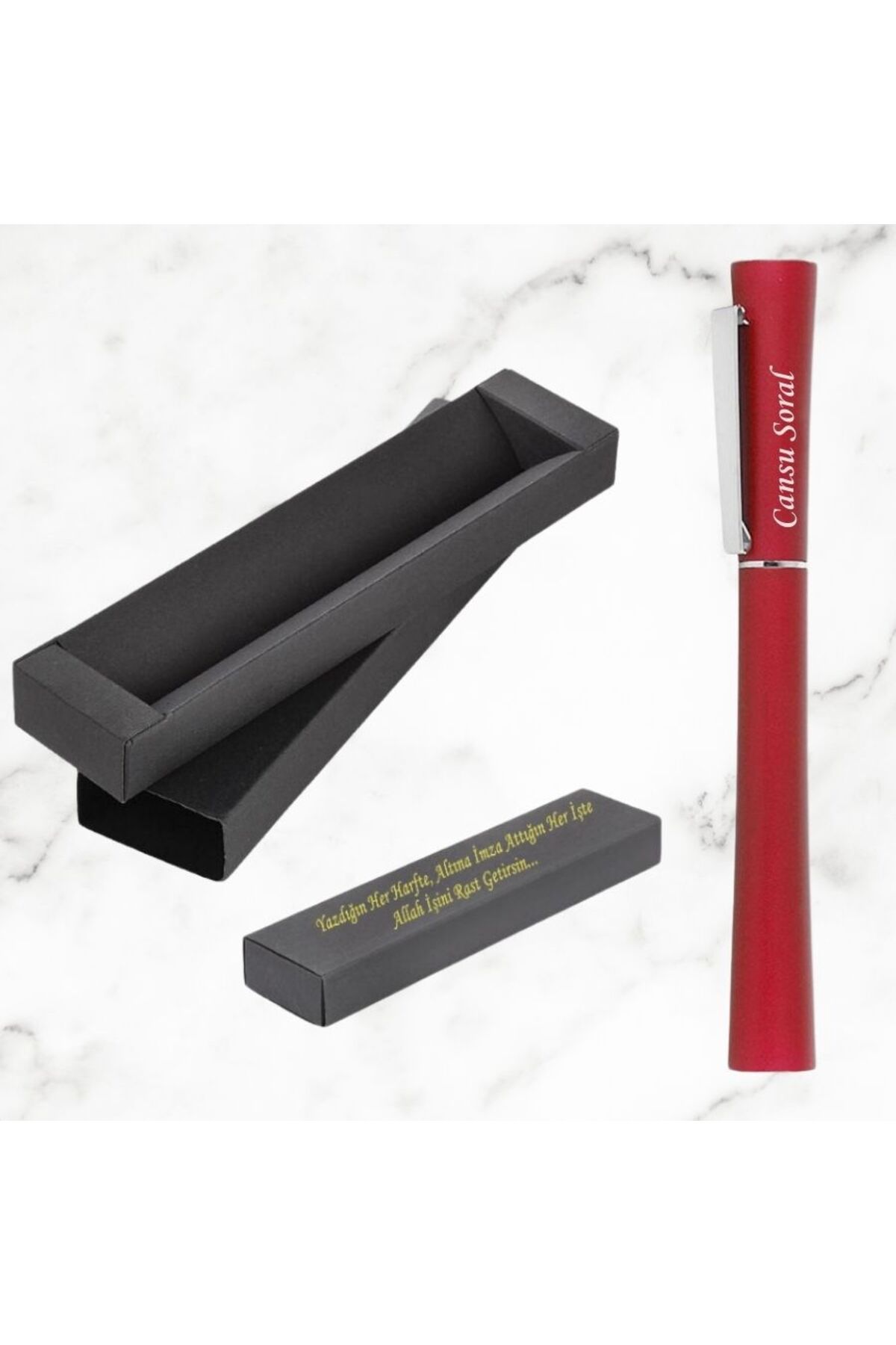 HediyesiBizden KİŞİYE ÖZEL Metal HediyesiBizden Marka Roller Kalem Seti