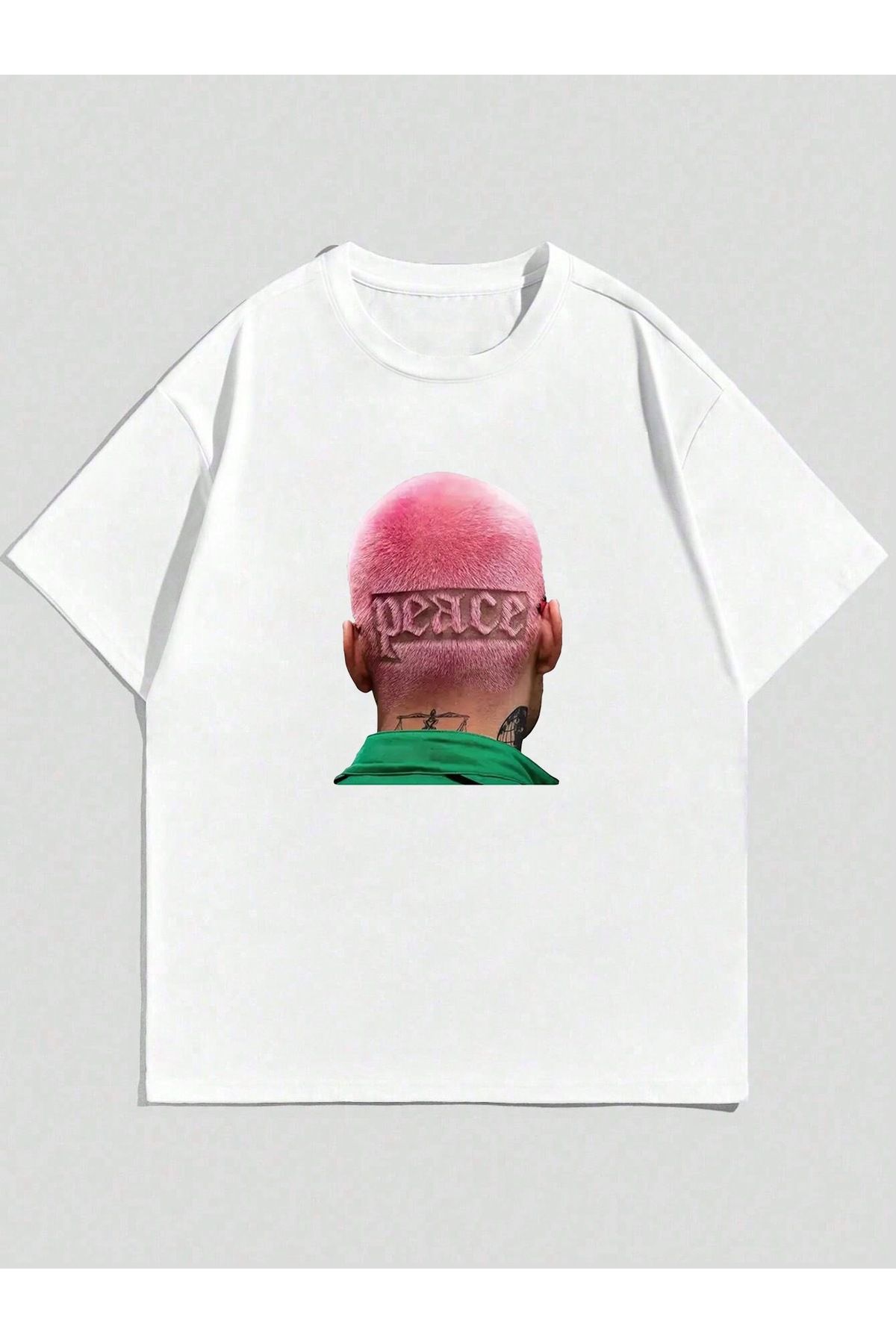 Bengi Clothing Oversize Kesim Kısa Kollu Baskılı T-shirt
