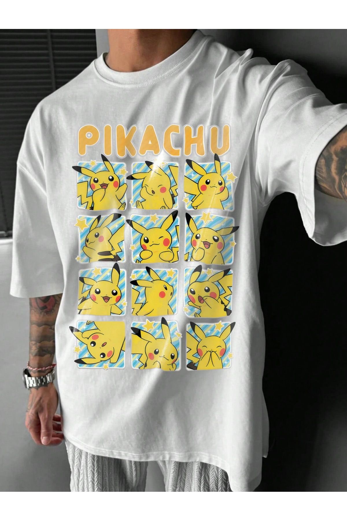 Bengi Clothing Oversize Kesim Kısa Kollu Baskılı T-shirt