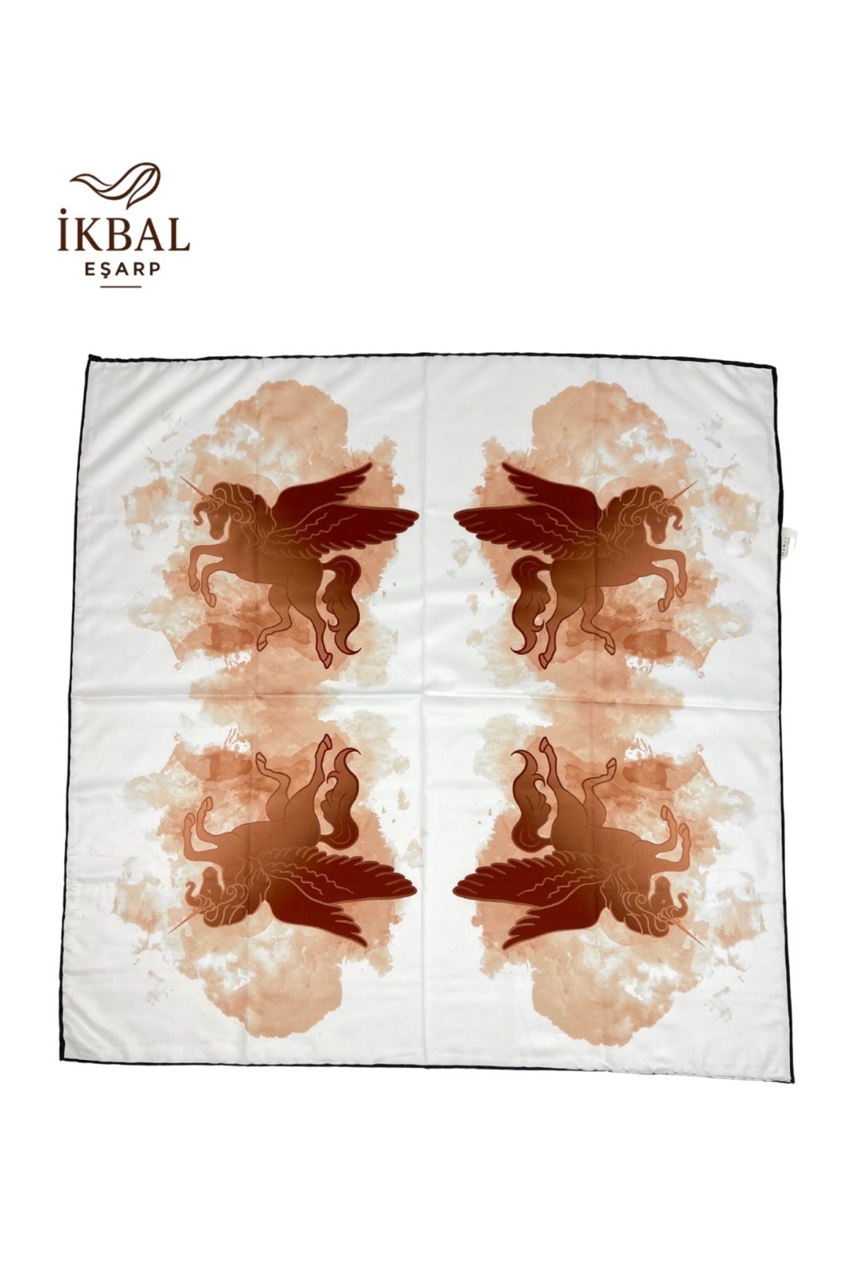 İkbal 75*75cm mira more rayon kumaş fular bandana
