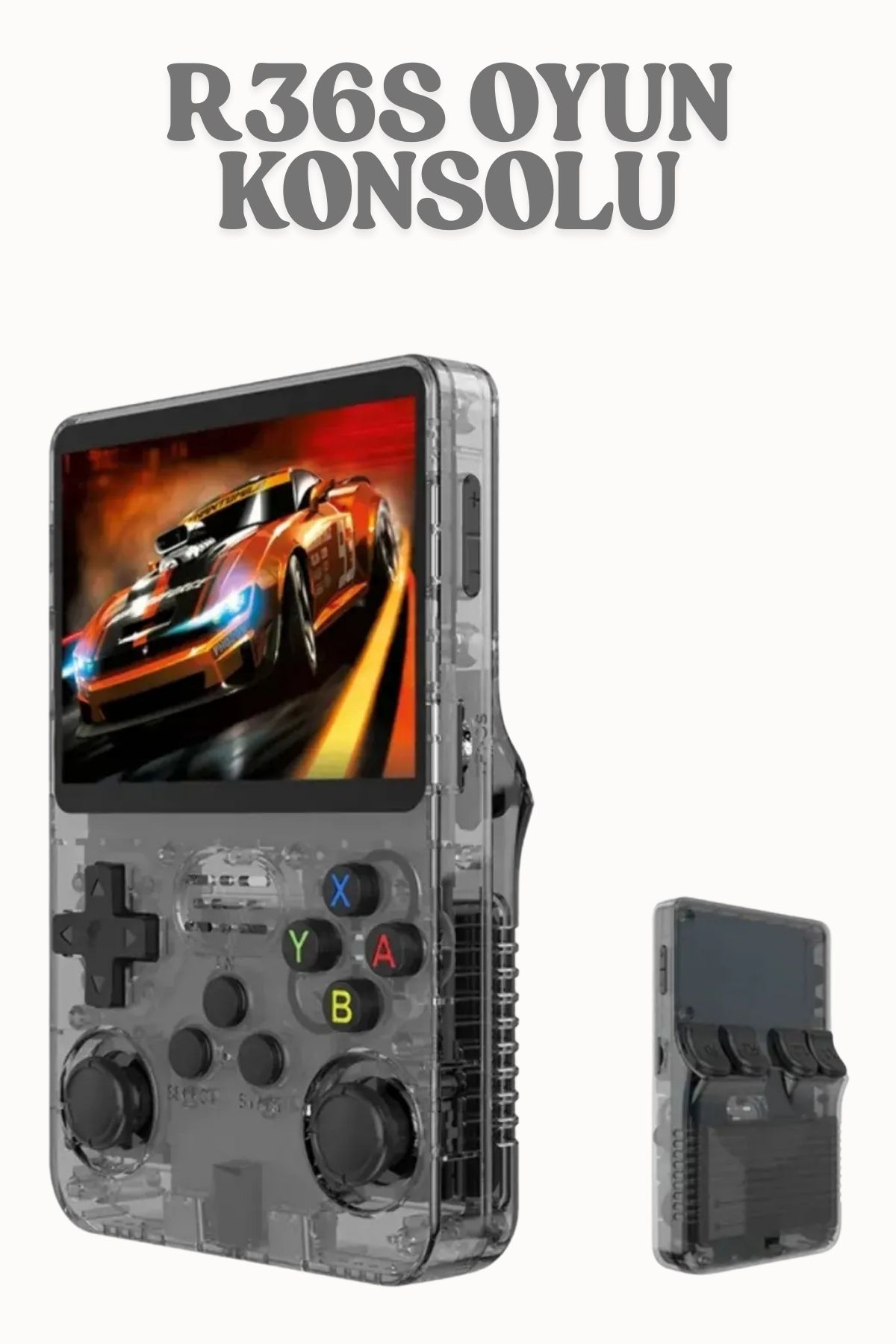 BGGTech R36S Mini Konsol 64GB Hafıza 10.000 Retro Oyun IPS Ekran Kalitesi