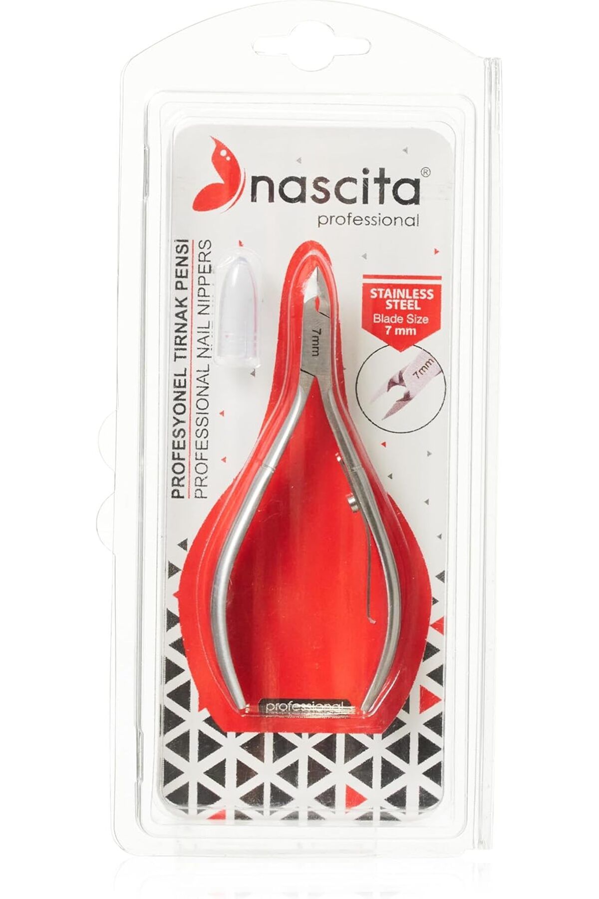 nascita Paslanmaz Çelik 7mm Tırnak Eti Pensi - 33