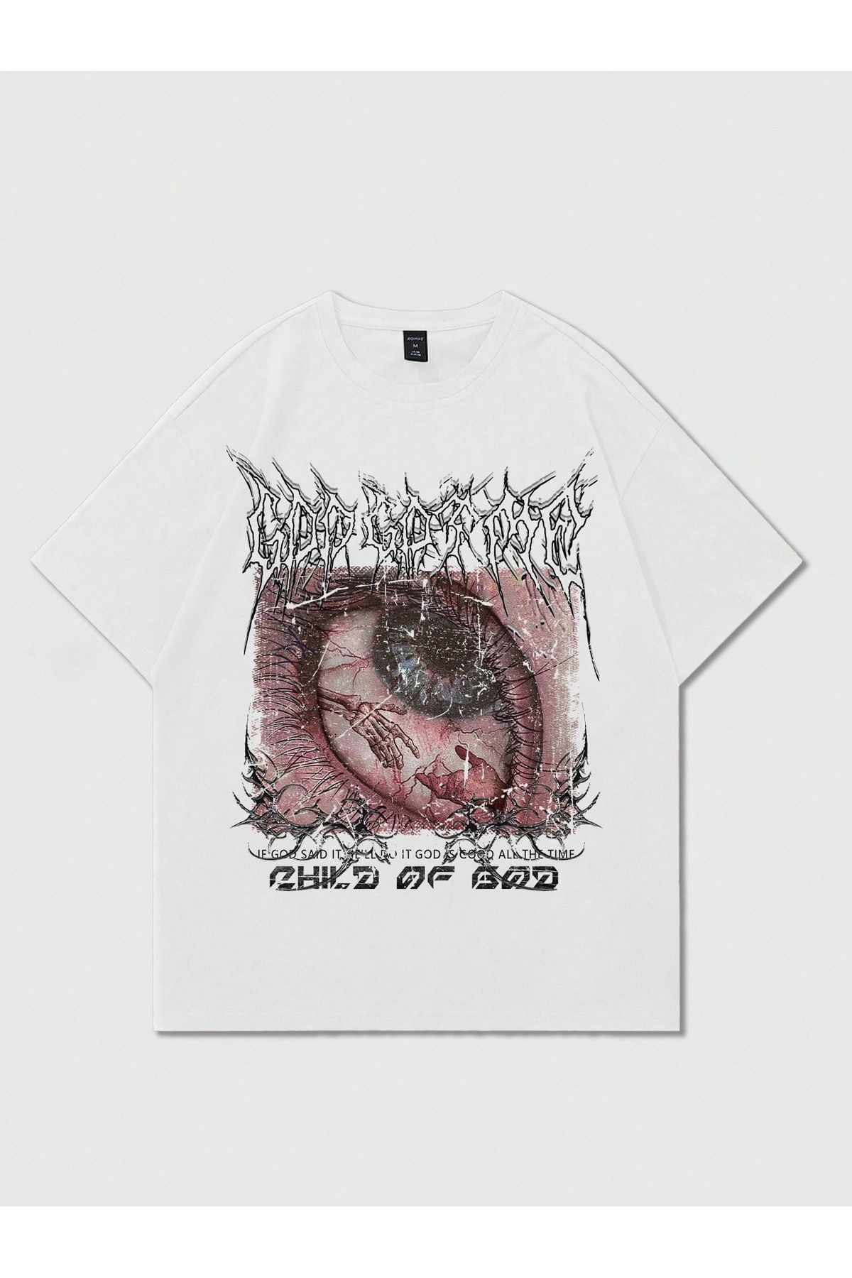Bengi Clothing Oversize Kesim Kısa Kollu Baskılı T-shirt