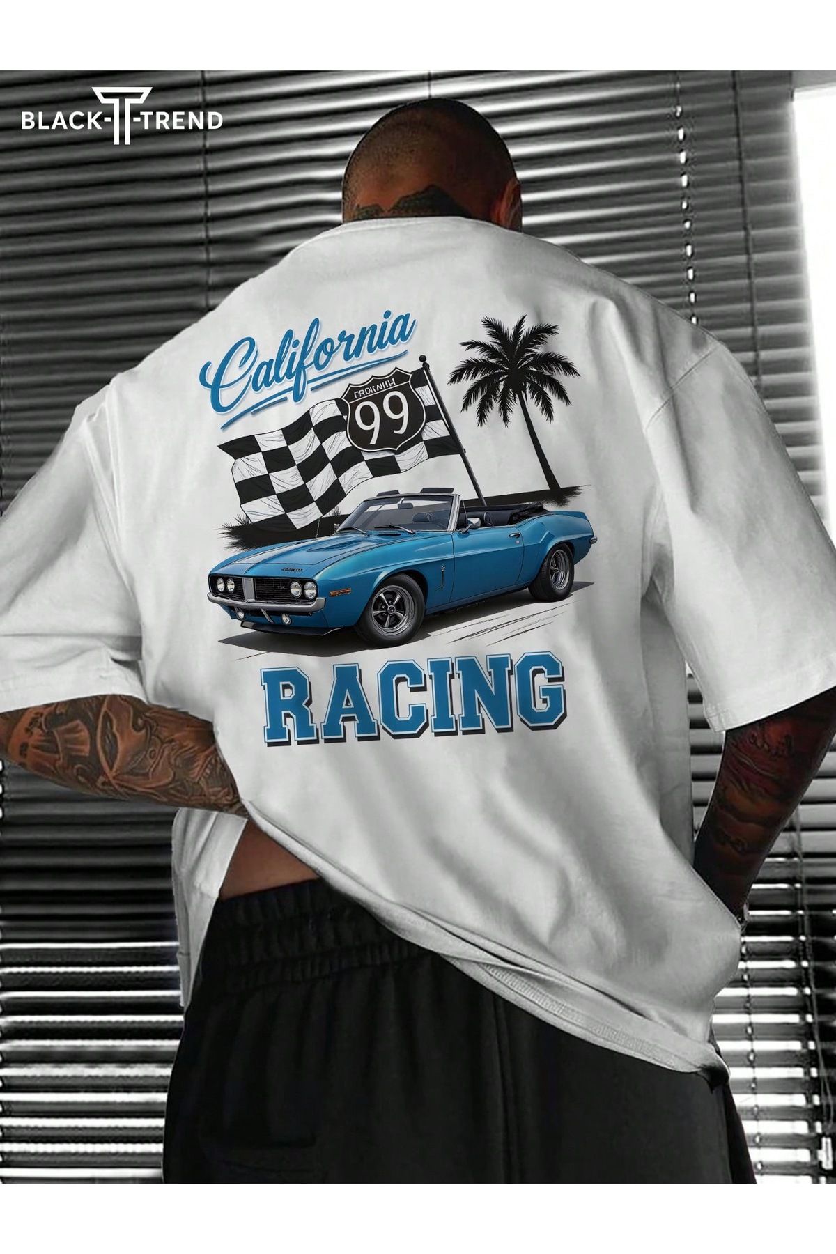 Bengi Clothing Oversize Kesim Kısa Kollu Baskılı T-shirt