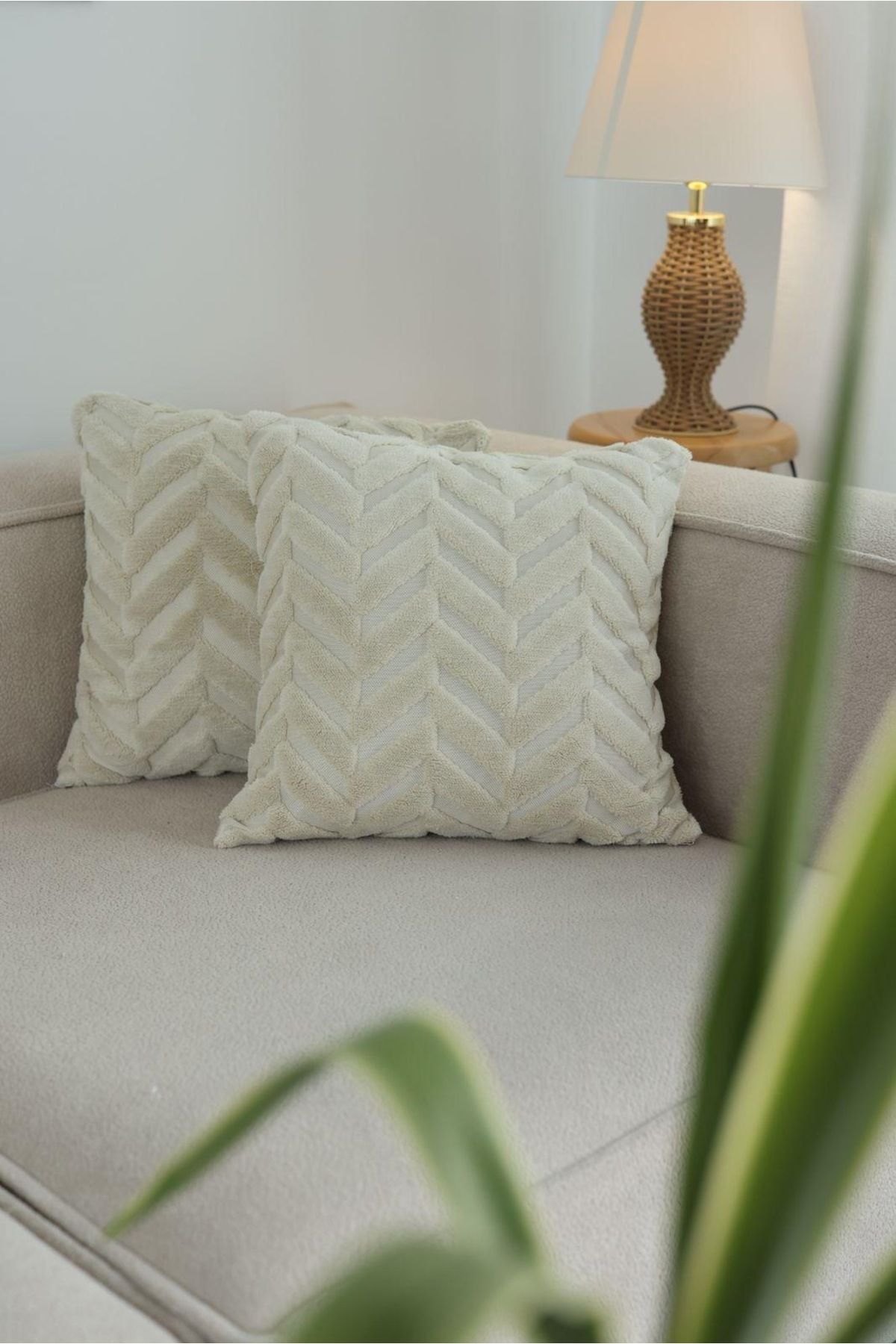 Fusya Bohem Dekoratif Kırlent Kılıfı 2’li Set 43x43 cm iki