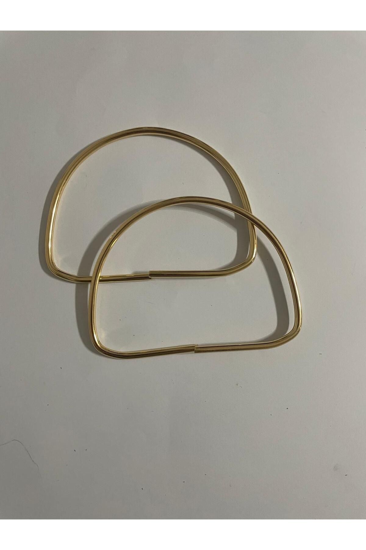 ZÜLEYHA TUHAFİYE HOBİ D model metal çanta sapı 11cm