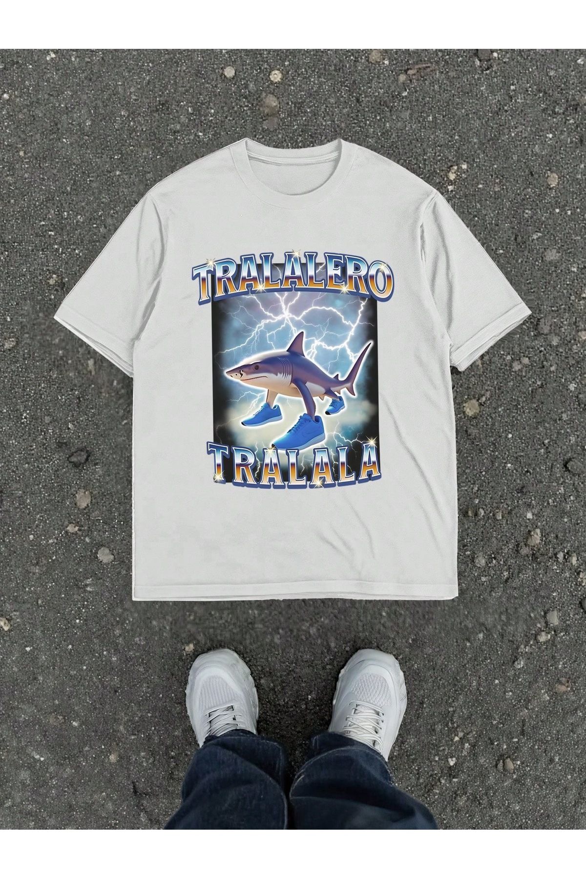 Bengi Clothing Oversize Kesim Kısa Kollu Baskılı T-shirt
