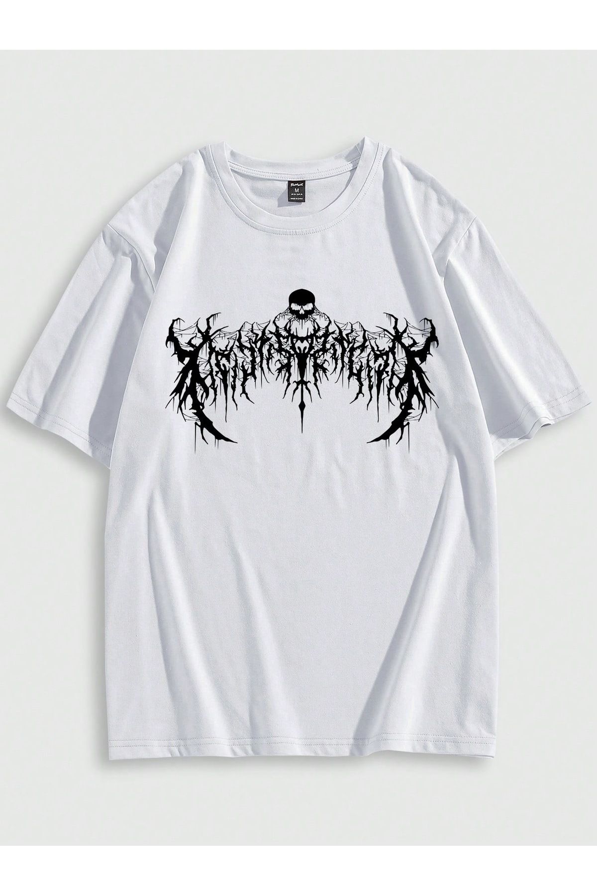 Bengi Clothing Oversize Kesim Kısa Kollu Baskılı T-shirt