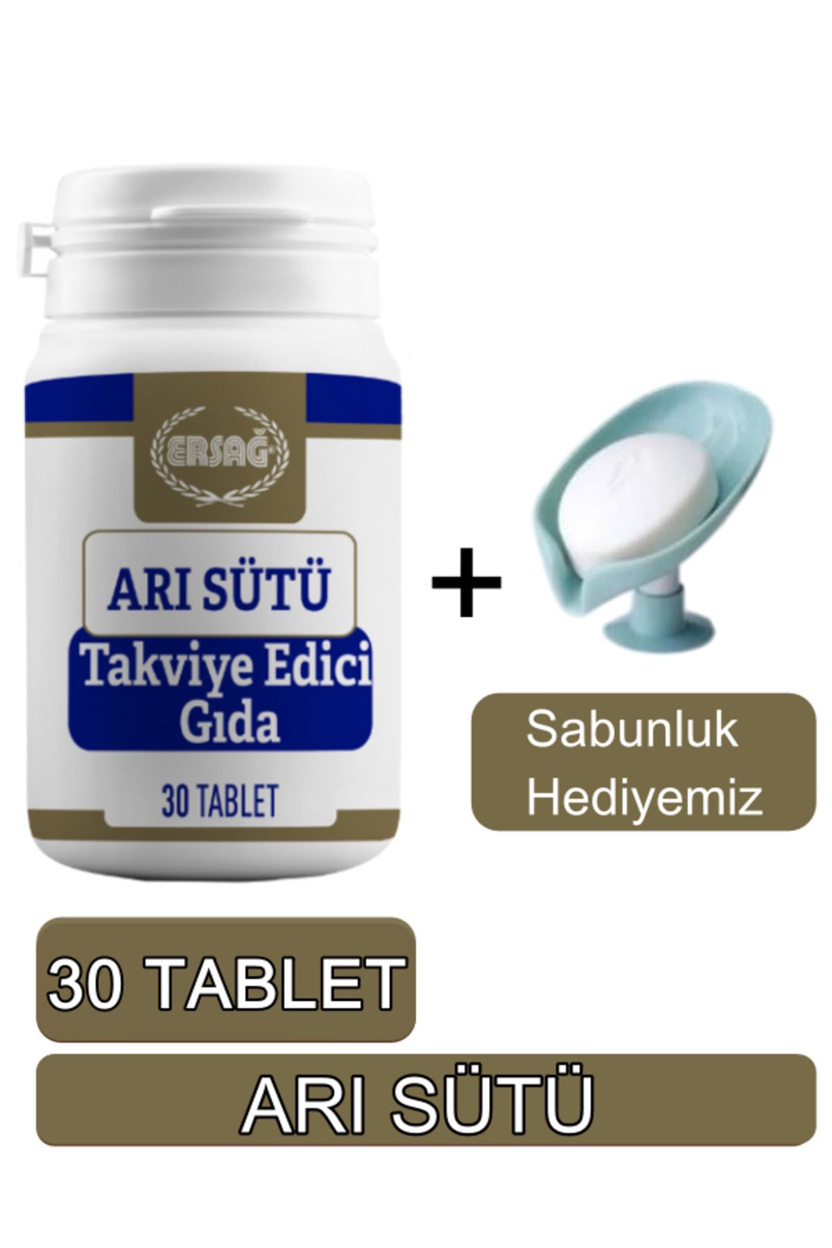 Ersağ Ersağ Arı Sütü - Sabunluk Hediyemiz 2034-26