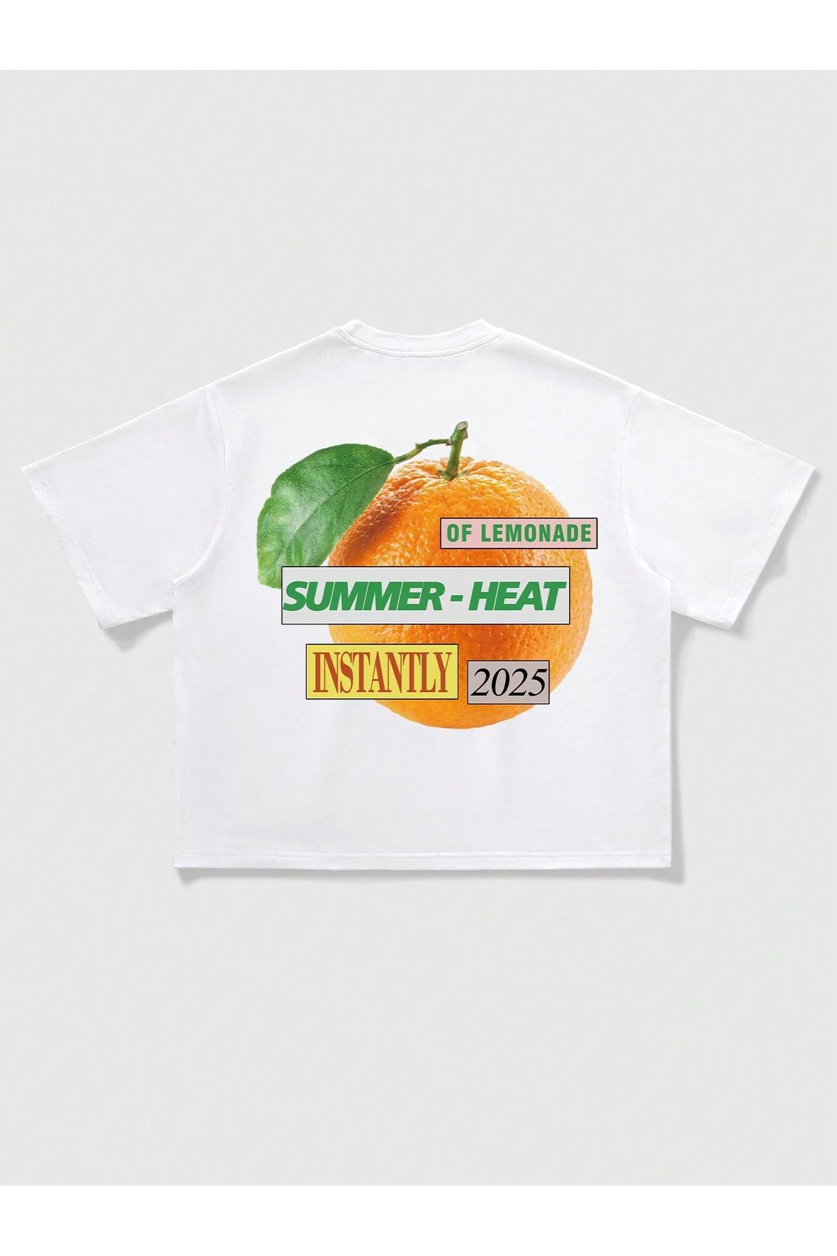 Bengi Clothing Oversize Kesim Kısa Kollu Baskılı T-shirt