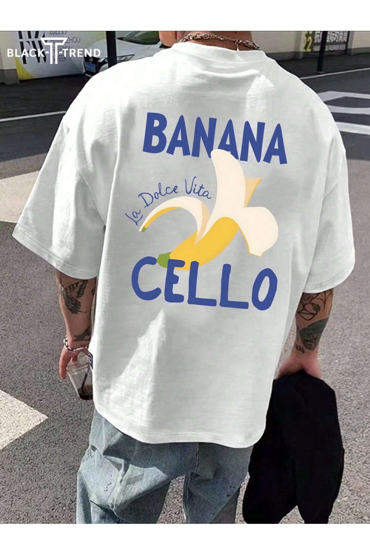 Bengi Clothing Oversize Kesim Kısa Kollu Baskılı T-shirt