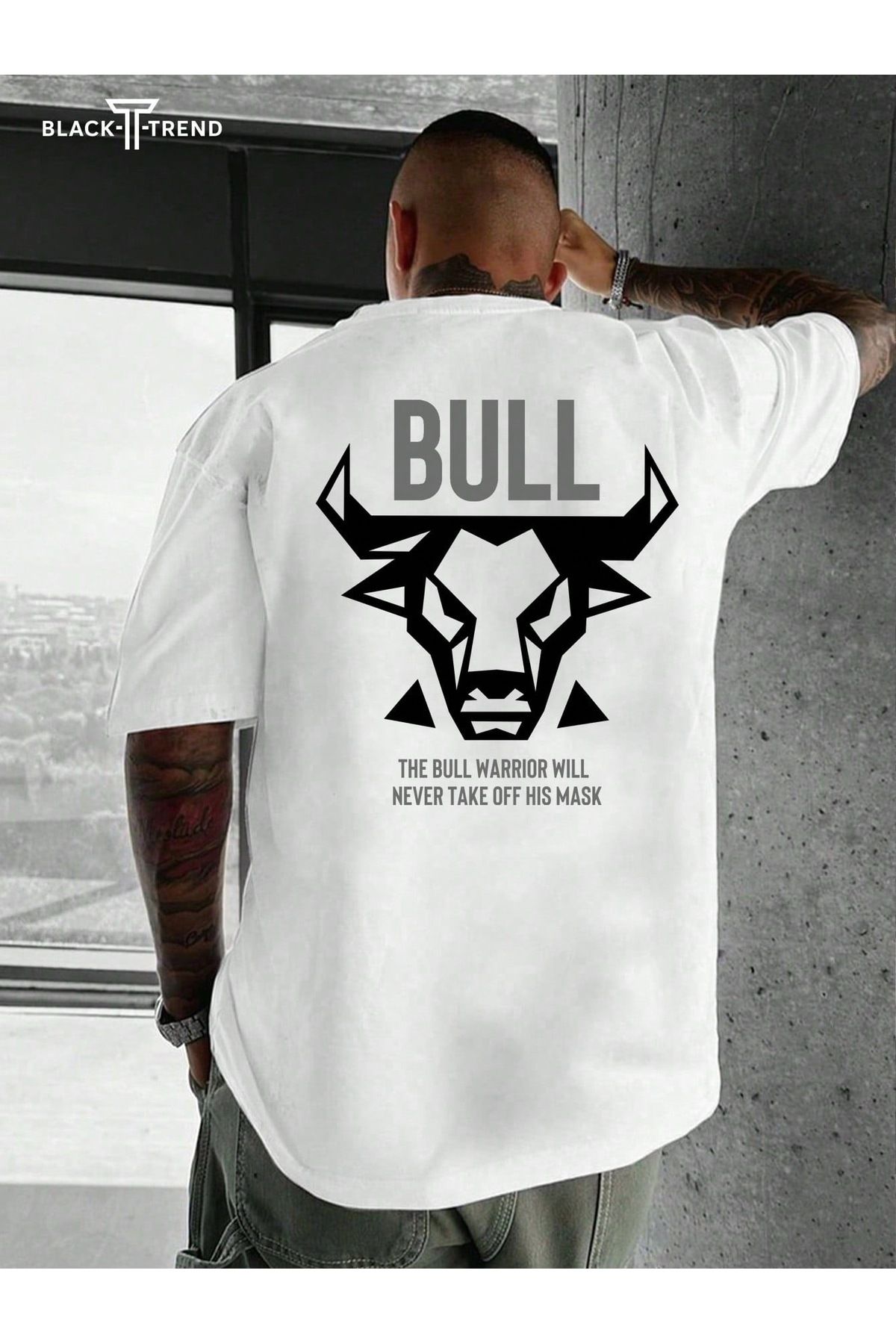 Bengi Clothing Oversize Kesim Kısa Kollu Baskılı T-shirt