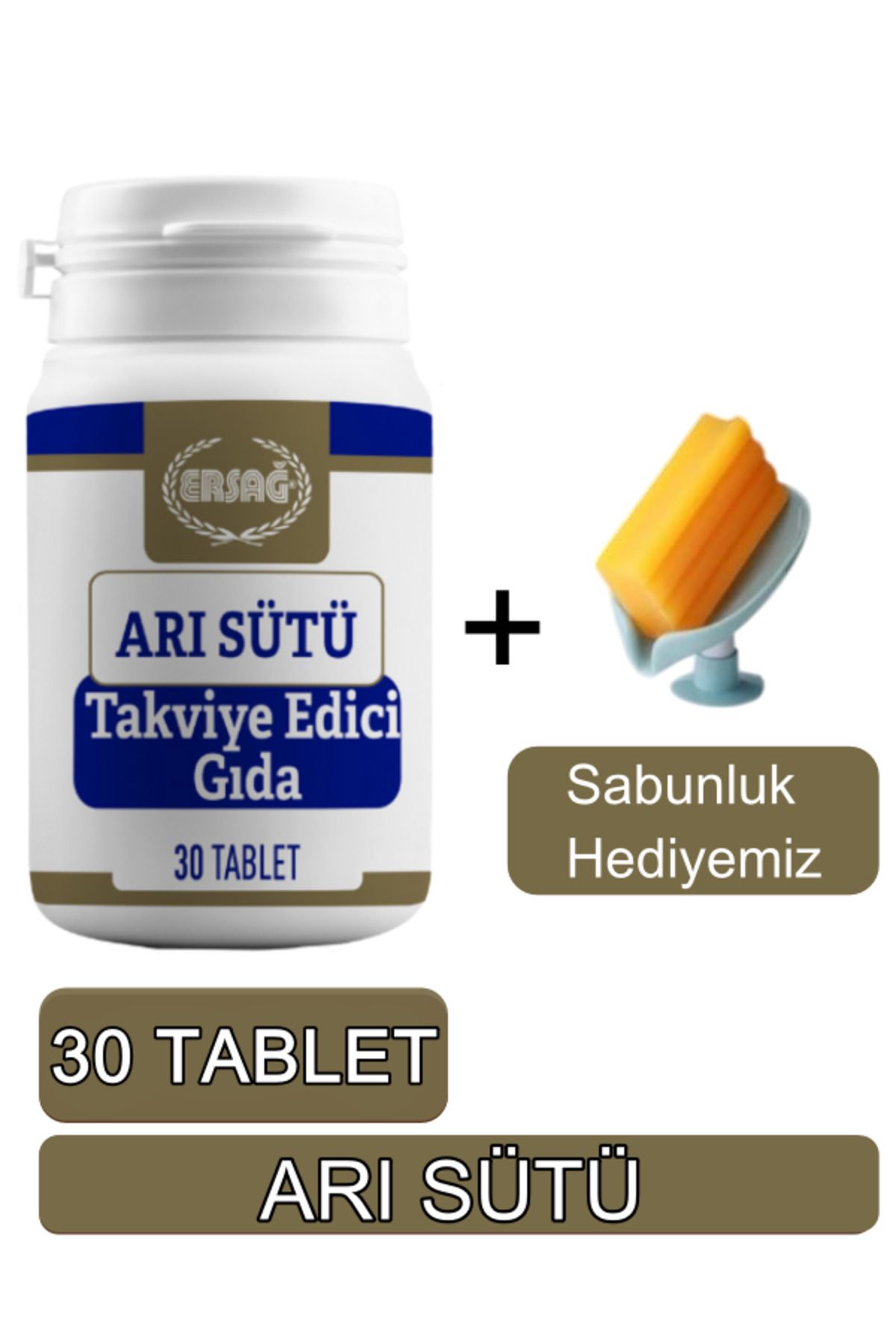 Ersağ Ersağ Arı Sütü - Sabunluk Hediyemiz 2034-27