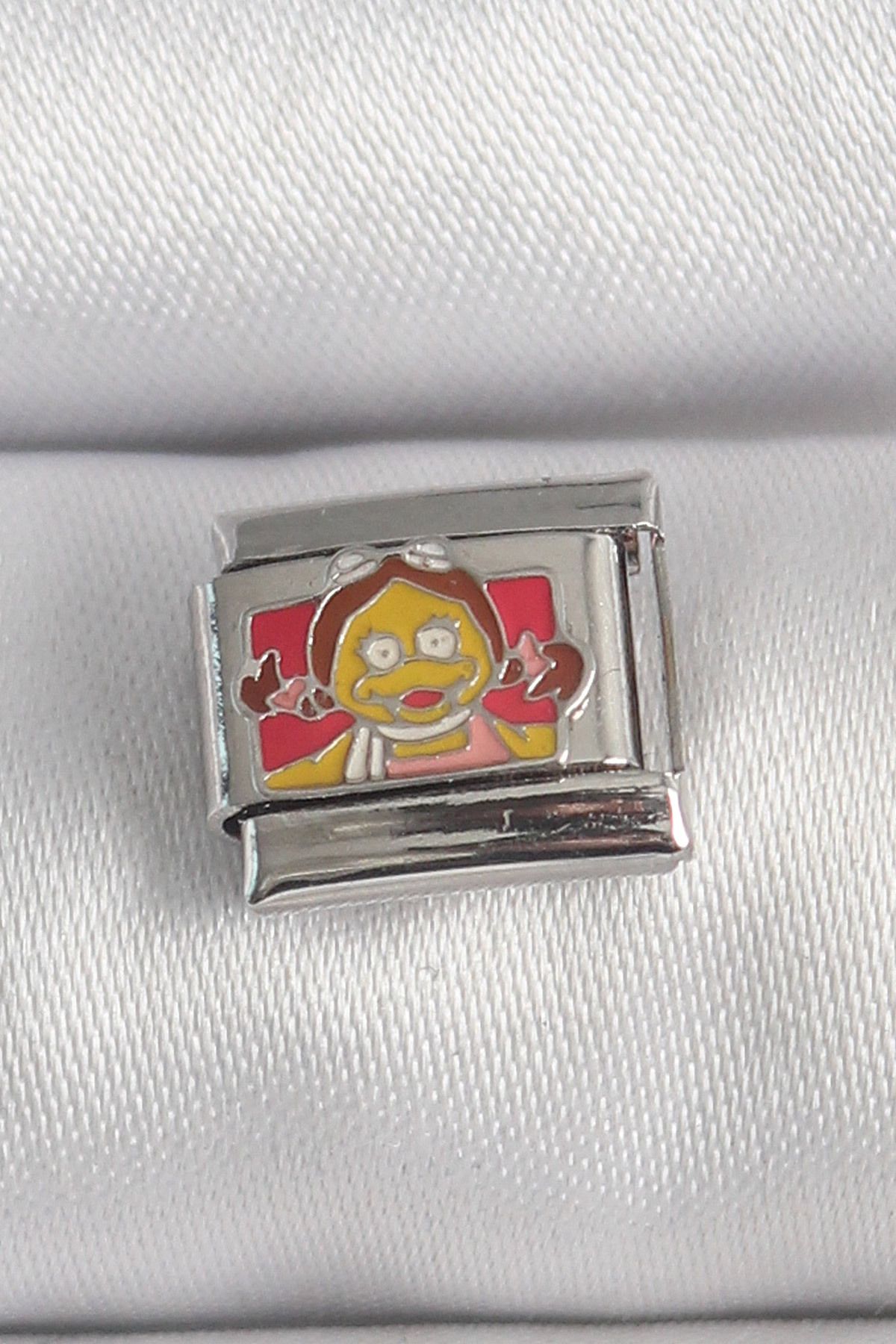 Store 316L Çelik Gümüş Renk Renkli Çocuk İşlemeli Nomination Charm