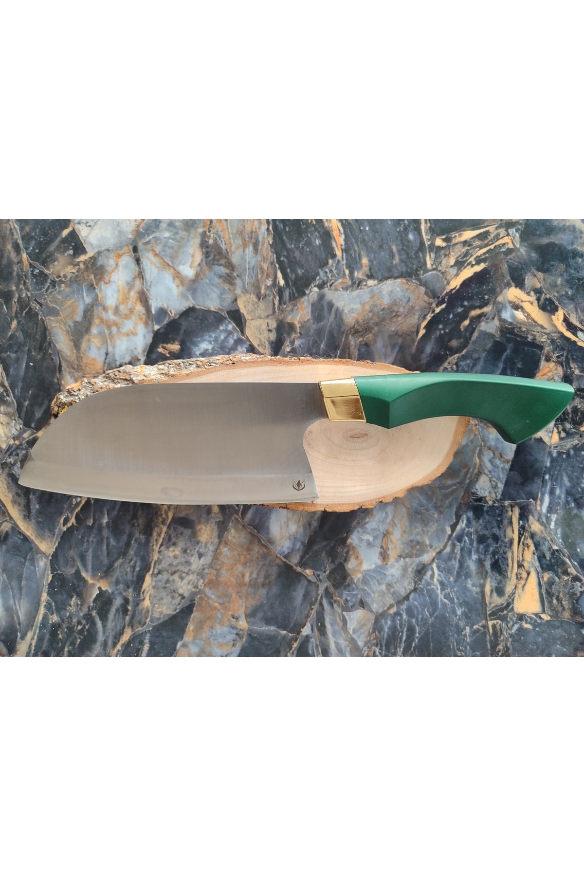 empressnaturalstone Almazan Şef Bıçağı – Atak Marka, Parmak Tutmalı Kabze, Deri Kılıflı