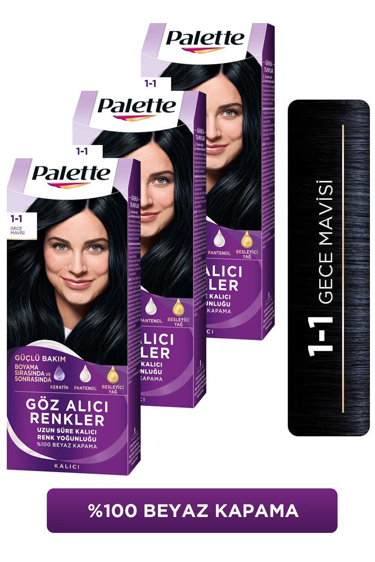رنگ مو پلت PALETTEGOZALICI11X3