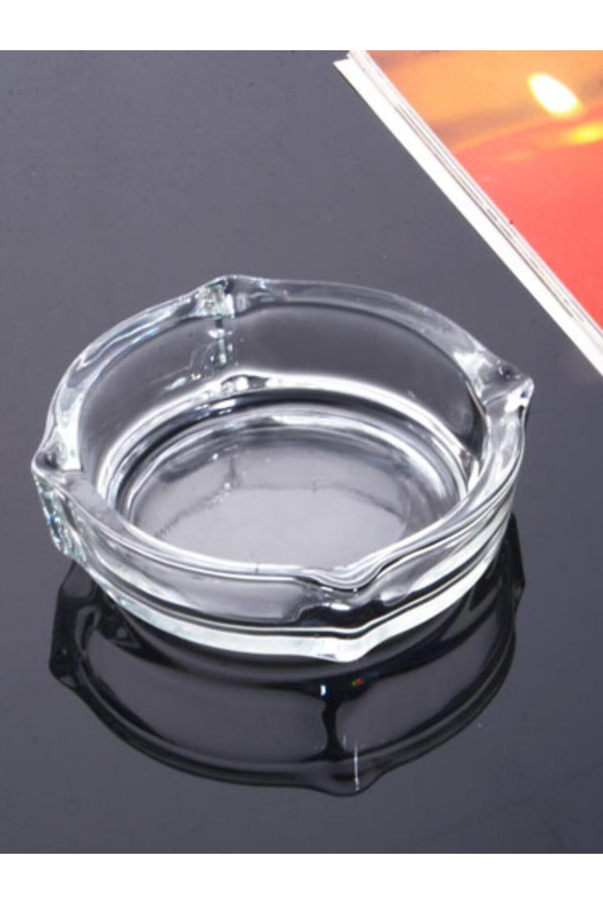 STOREMAX OZN Cam Küllük - Kül Tablası - Yuvarlak Kül Tabağı-11 * 11 * 3 09 OZNstre 1094633