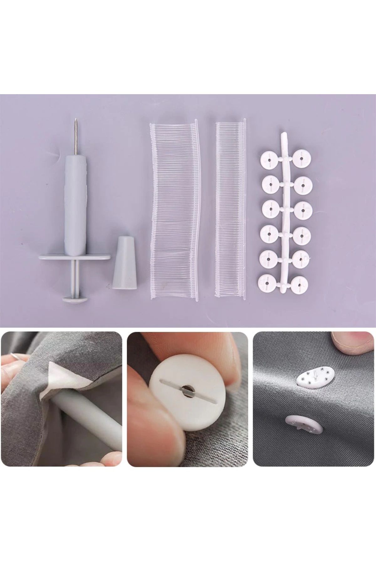 LUXE Yorgan Kılıfı Nevresim Sabitleme Klips Takımı LXSHP 1055529