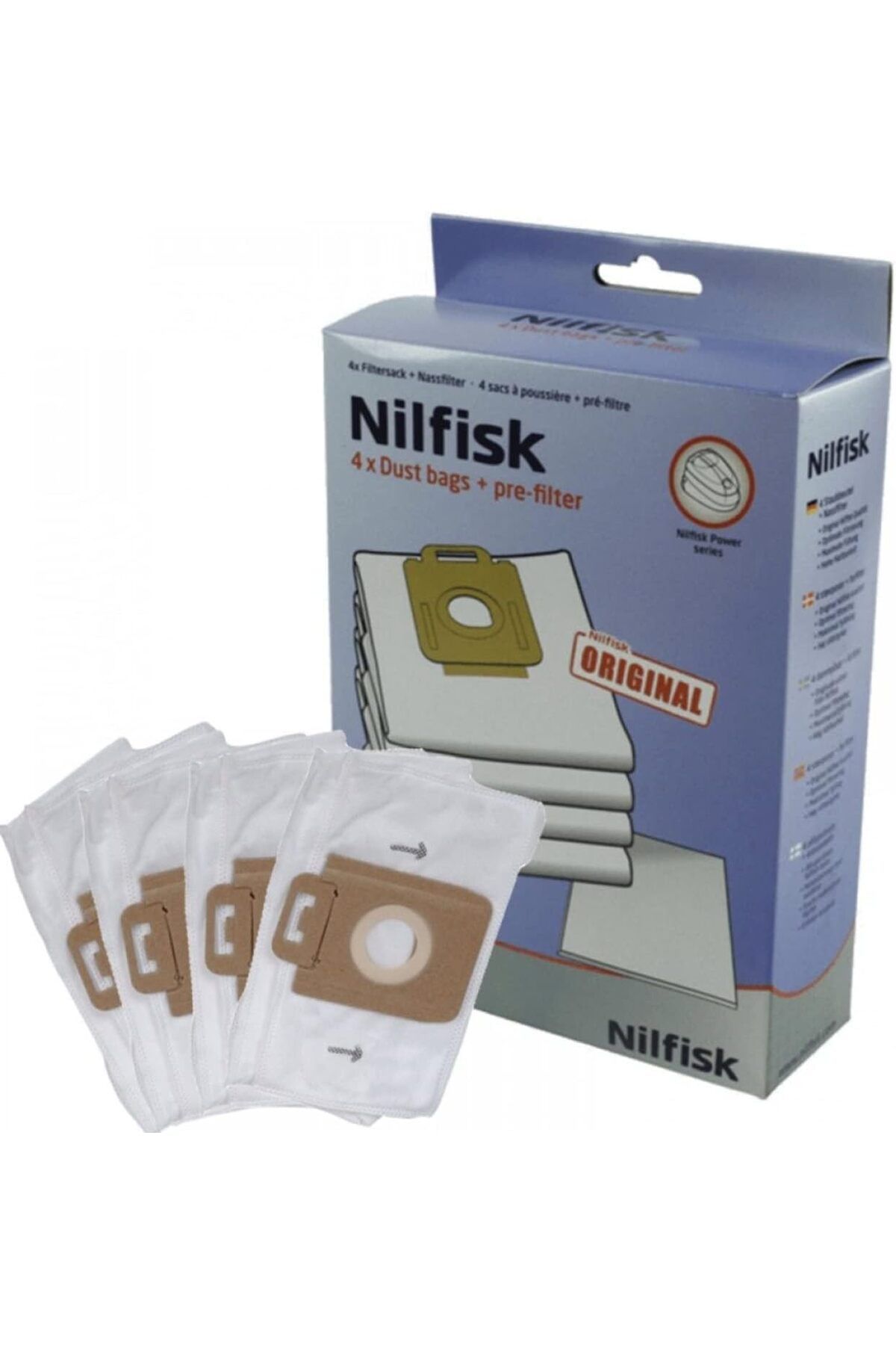STOREMAX OZN Nilfisk Power Uyumlu Süpürge Toz Torbası OZNstre 1094633