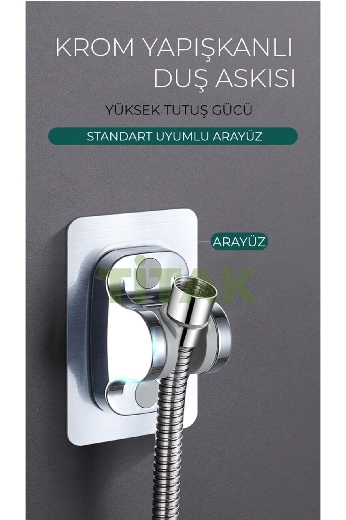 STOREMAX SRT Krom Yapışkanlı Duş Askısı