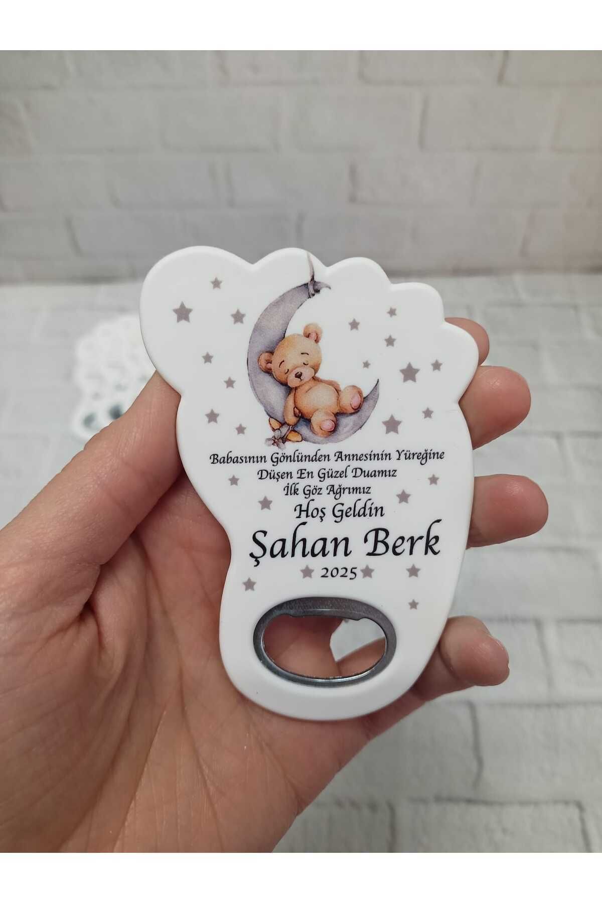 dekor artı 20 Adet Ayak Magnet Açacak Yeni Doğan, Doğum Günü, Sünnet, Nişan, Söz, Düğün Hediyelik