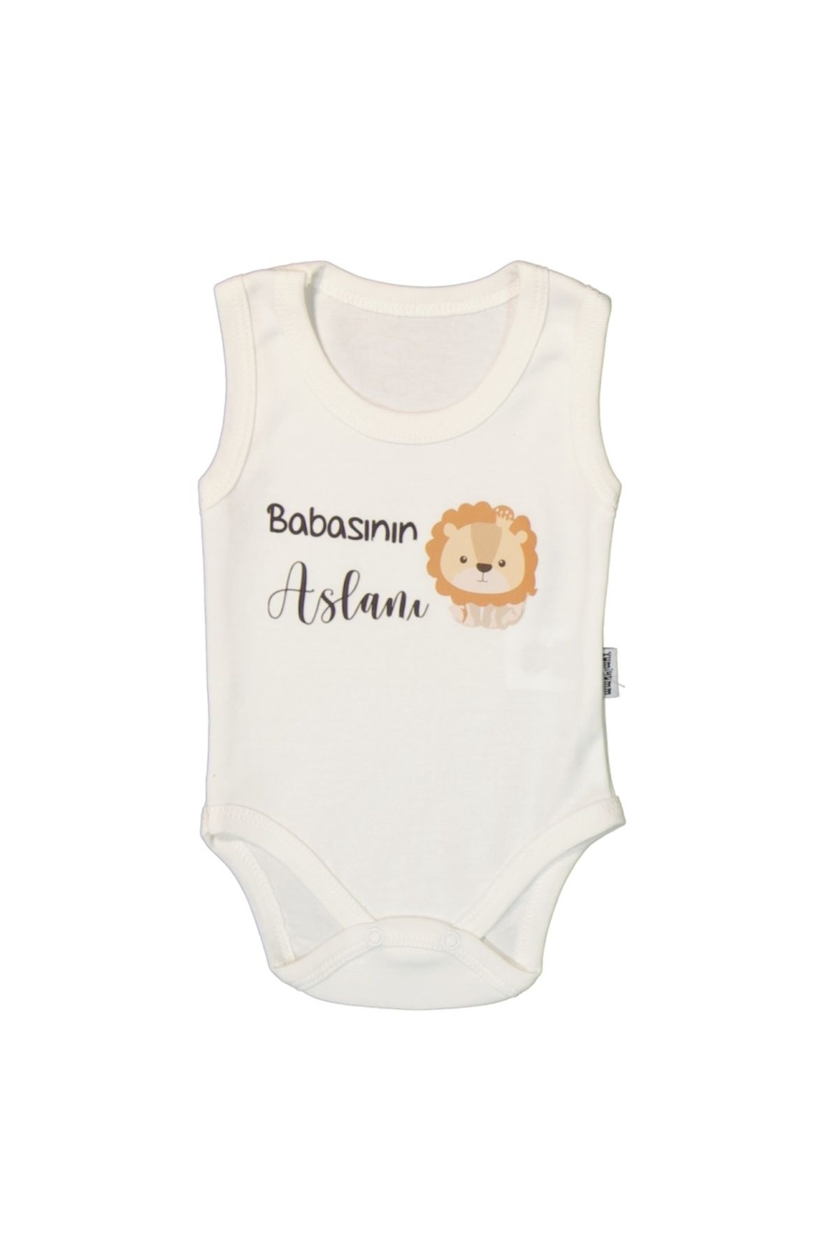 YUMİYUMM Babasının Aslanı Bebek Kolsuz Zıbın