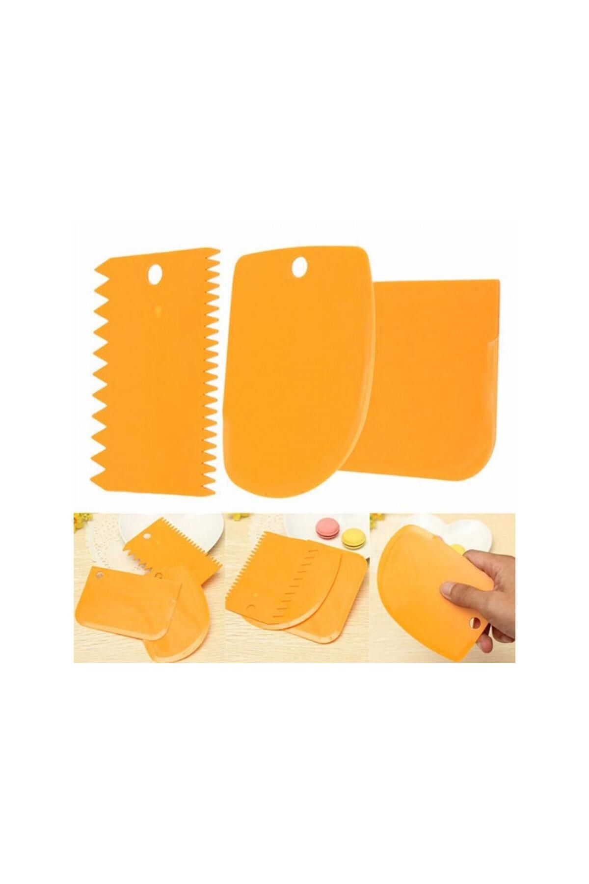 STOREMAX Hamur Şekillendirici Kesici Kazıyıcı Pasta Kek asyon Seti TrendBazaar 1057563