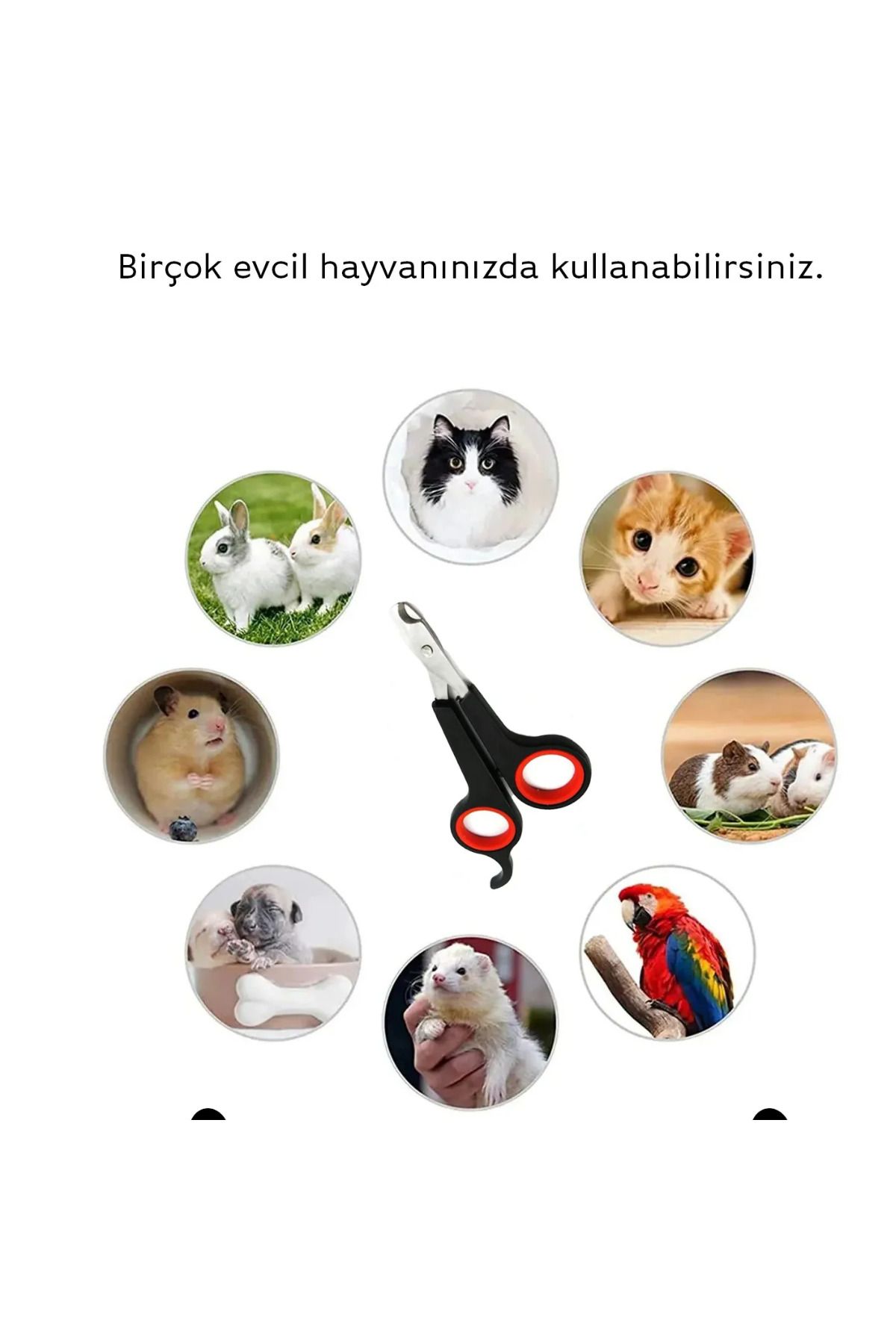 mucit home Evcil Hayvanlar İçin Tırnak Makası/ Kedi Köpek Pet Tırnak Makası