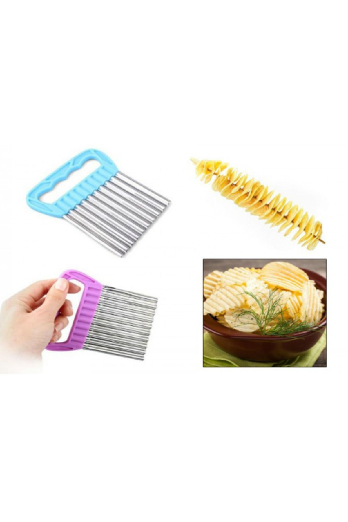 STOREMAX Chips Chopper Şekilli Sebze ve Meyve Dilimleyici TrendBazaar 1057563