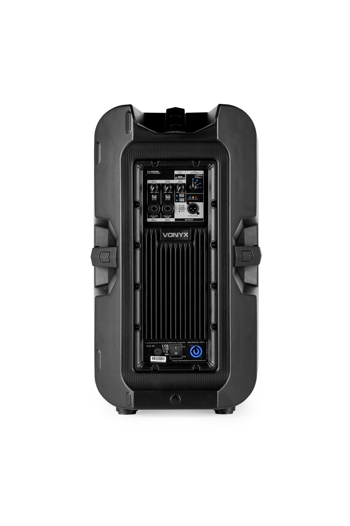VONYX-Active bi-amplified speaker Vonyx VD712A, DSP/Bluetooth, 400W 6