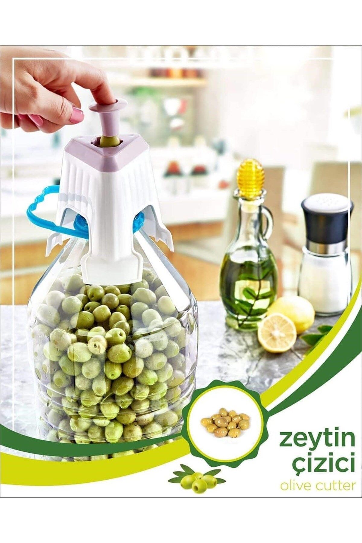 STOREMAX SRT Kolay Zeytin Dilme Çizme Aparatı Pratik Kolay Zeytin Çizici Alet FxYM 1126906